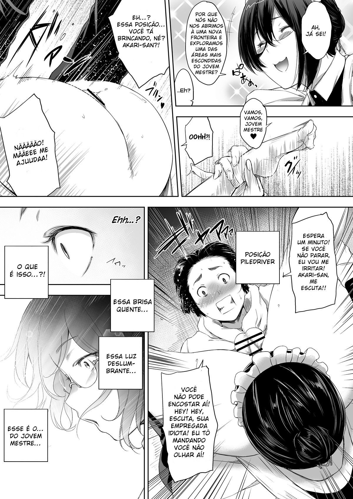 O Jovem Namorado e a Namorada Empregada - Page 12
