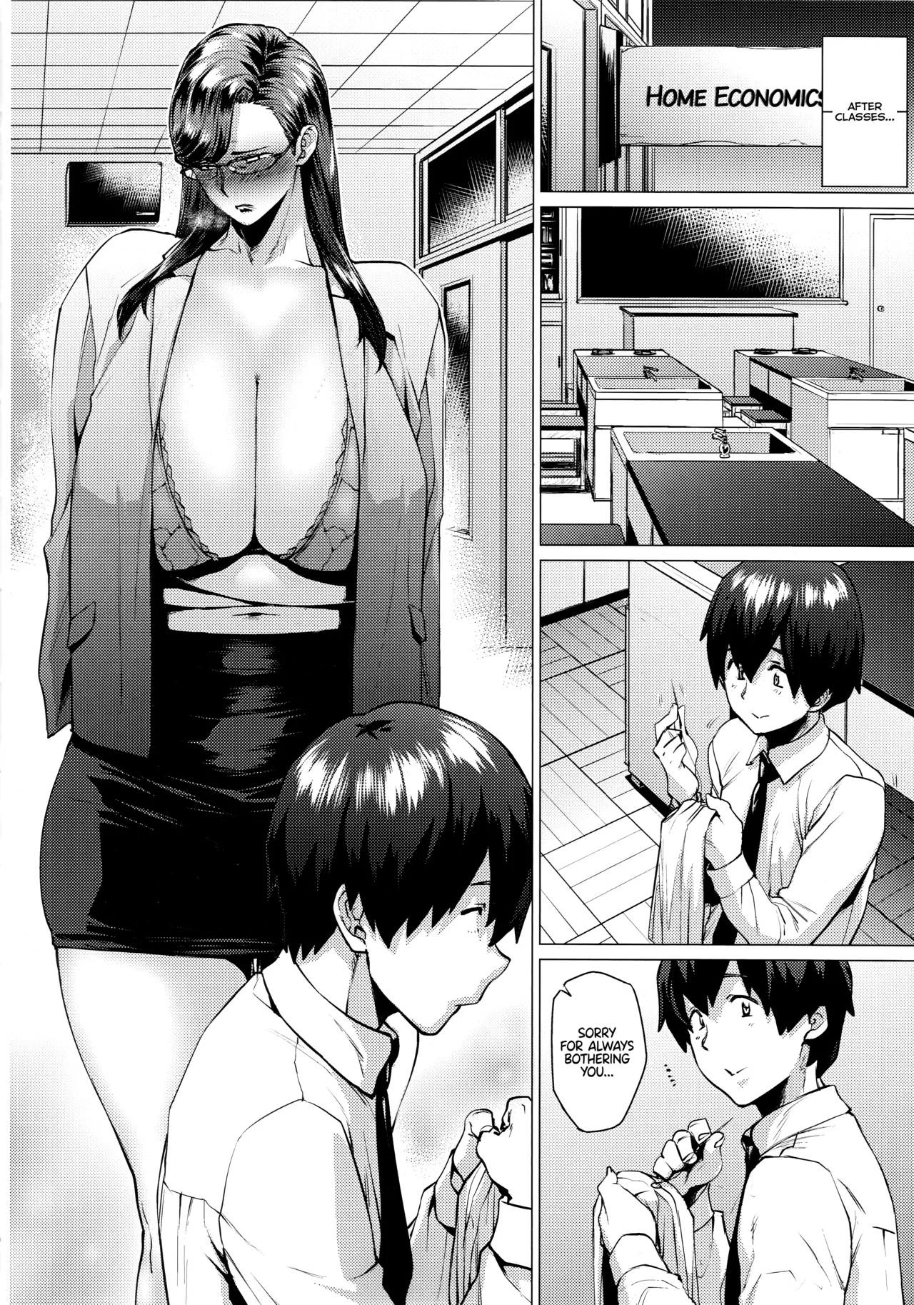 Tobashi Sensei wa Kyou mo Button o Tobasu. | Ms. Tobashi Loses Her Buttons Again - Page 5