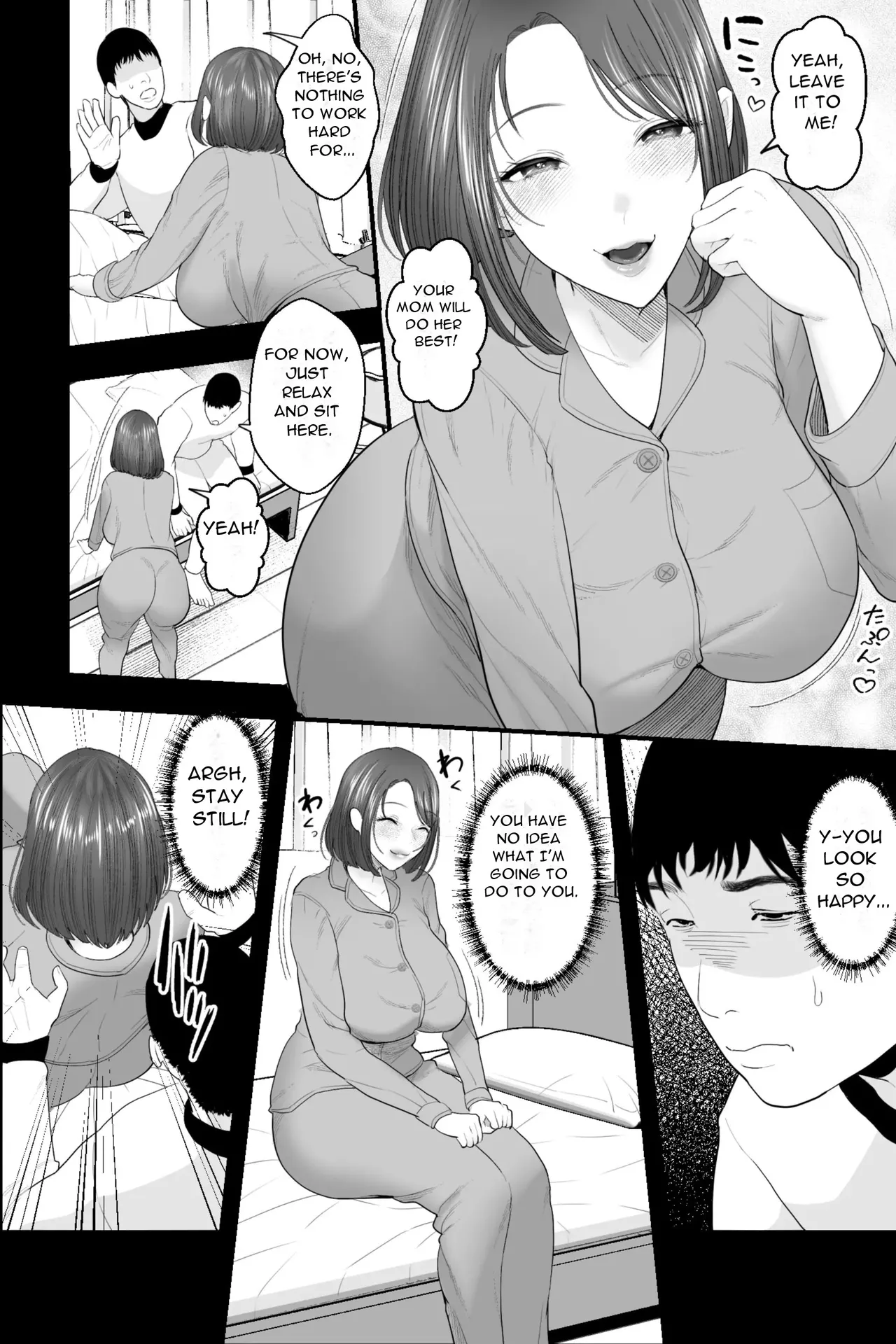 Tennen Kaa-san ga Ero Kawai Sugiru node, Saimin Onaho Sex Shitatta! - Page 8