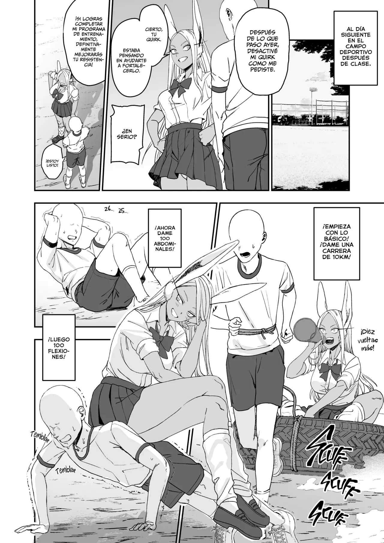 JK Mirko no Maruhi Training – JK MIRKO’s Secret Training | Programa de Entrenamiento Secreto de Mirko - Page 11