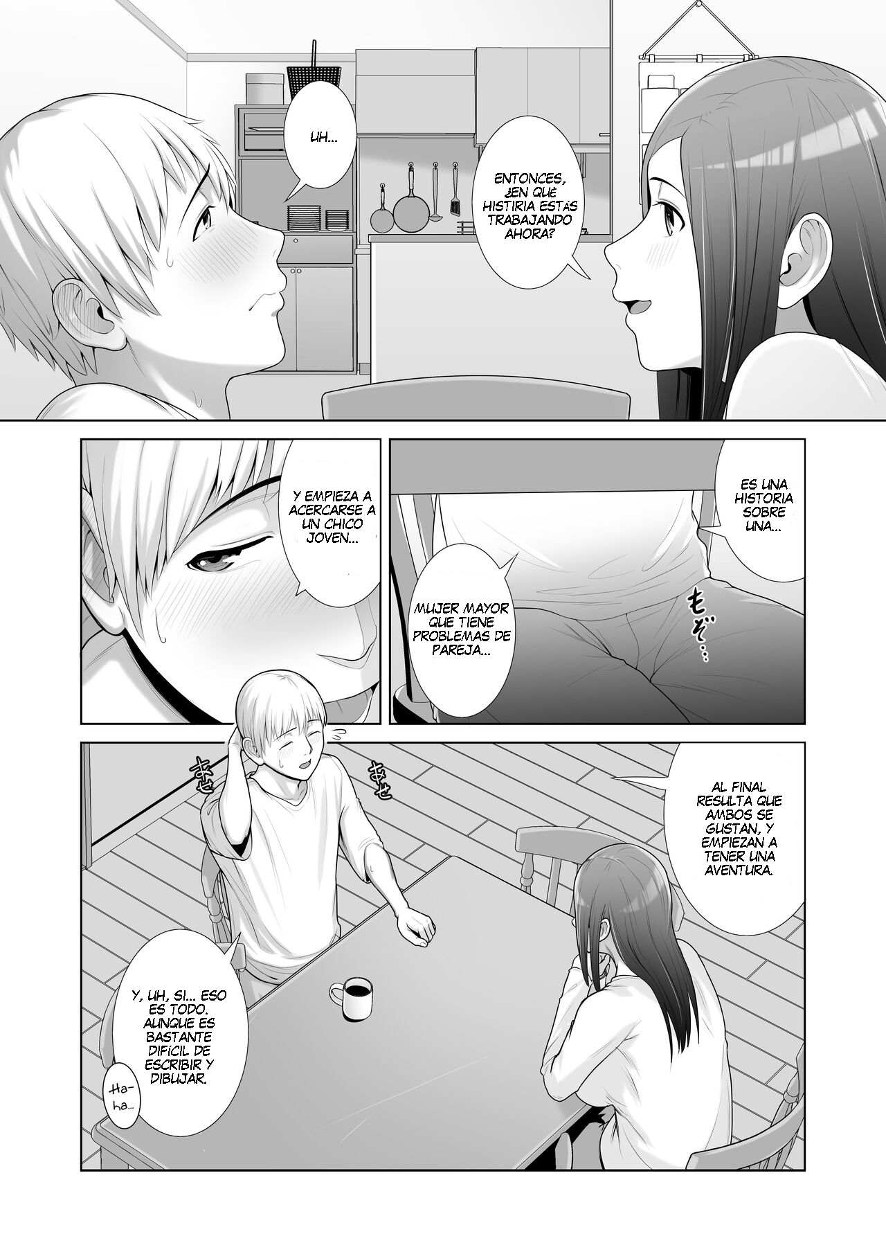 Yuujin no Hahaoya ni Fudeoroshi Saremashita | La Mamá de Mi Amigo Me Quitó la Virginidad - Page 12