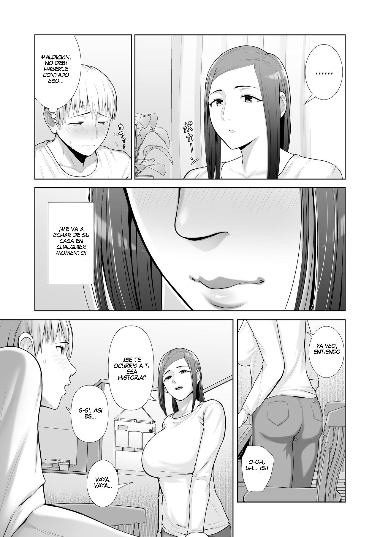 Yuujin no Hahaoya ni Fudeoroshi Saremashita | La Mamá de Mi Amigo Me Quitó la Virginidad - Page 13