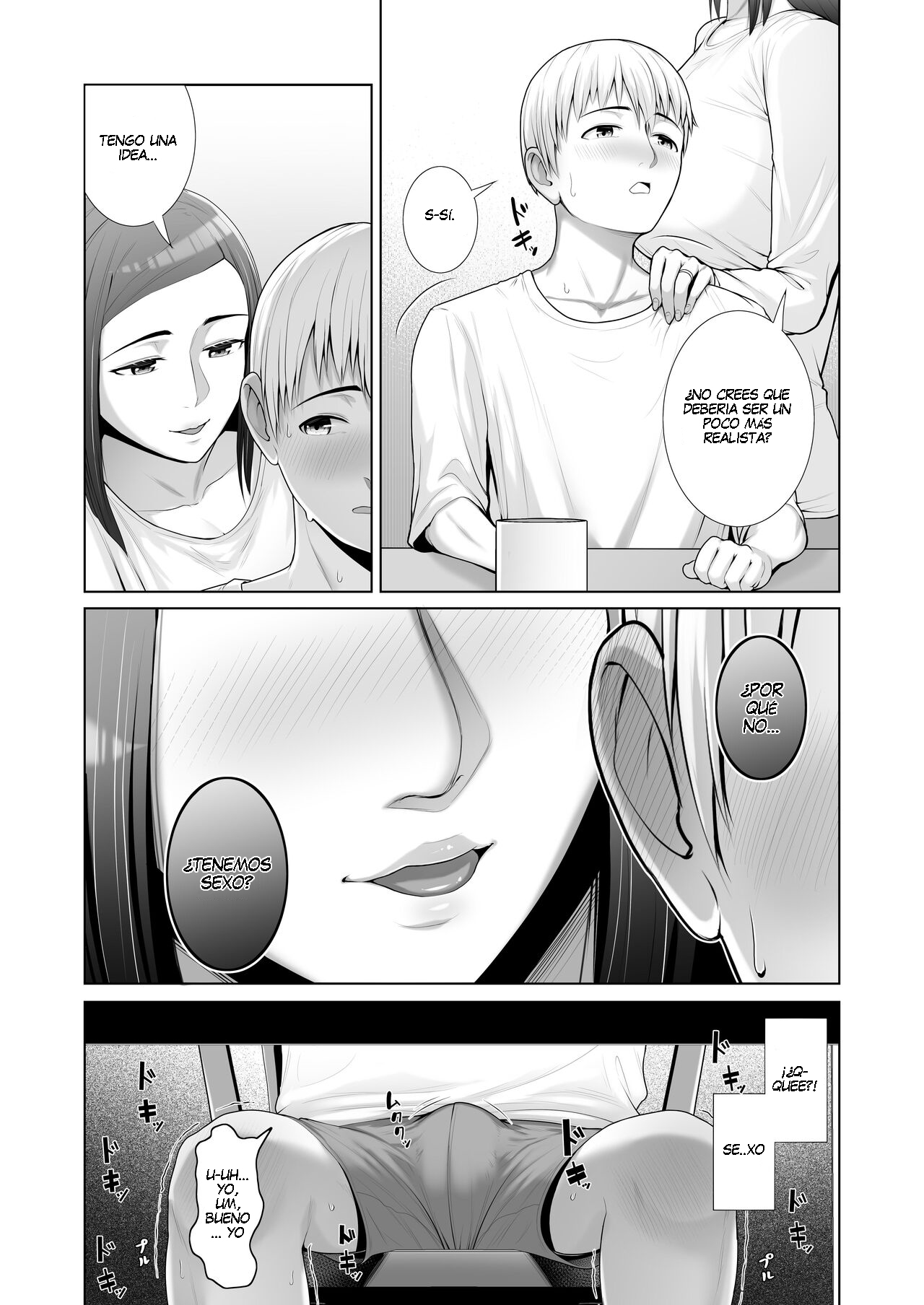 Yuujin no Hahaoya ni Fudeoroshi Saremashita | La Mamá de Mi Amigo Me Quitó la Virginidad - Page 14
