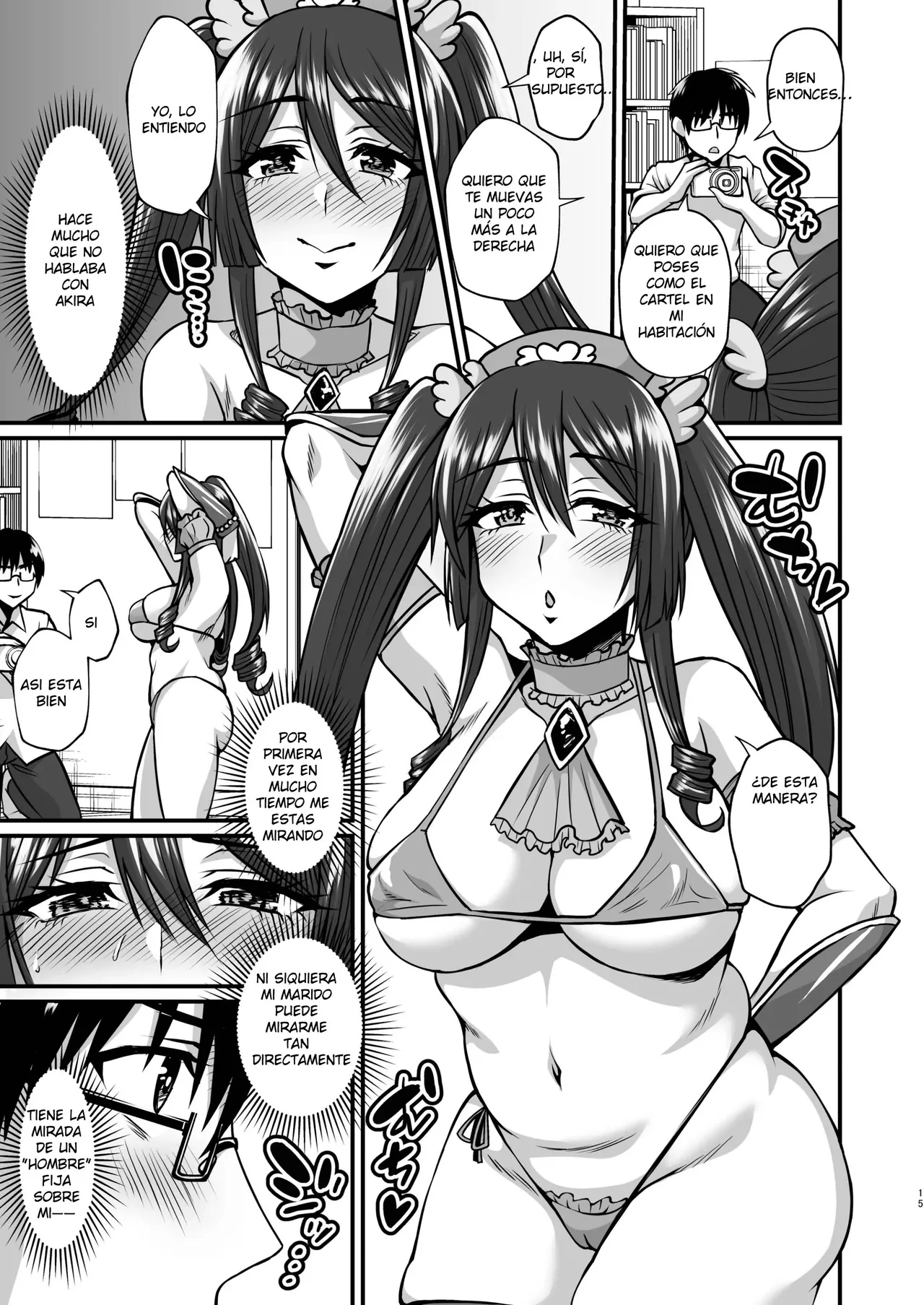 InCha Otaku Cameko no Mama wa Dosukebe Senzoku Doinran Cosplayer | La Madre del Otaku Recluído se Vuelve la Puta Exclusiva de los Juegos de Rol en Cosplay de su hijo - Page 14