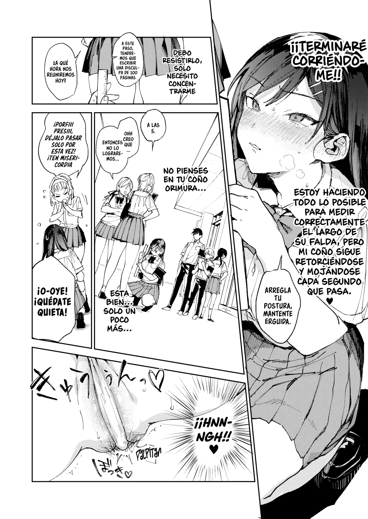 Kiritsu ni Kibishii Fuuki Iinchou wa Kounai de Himitsu no Dosukebe Onanie ga Yamerarenai! | La Estricta Presidenta del Comité Disciplinario no Puede Dejar de Masturbarse en la Escuela! - Page 19