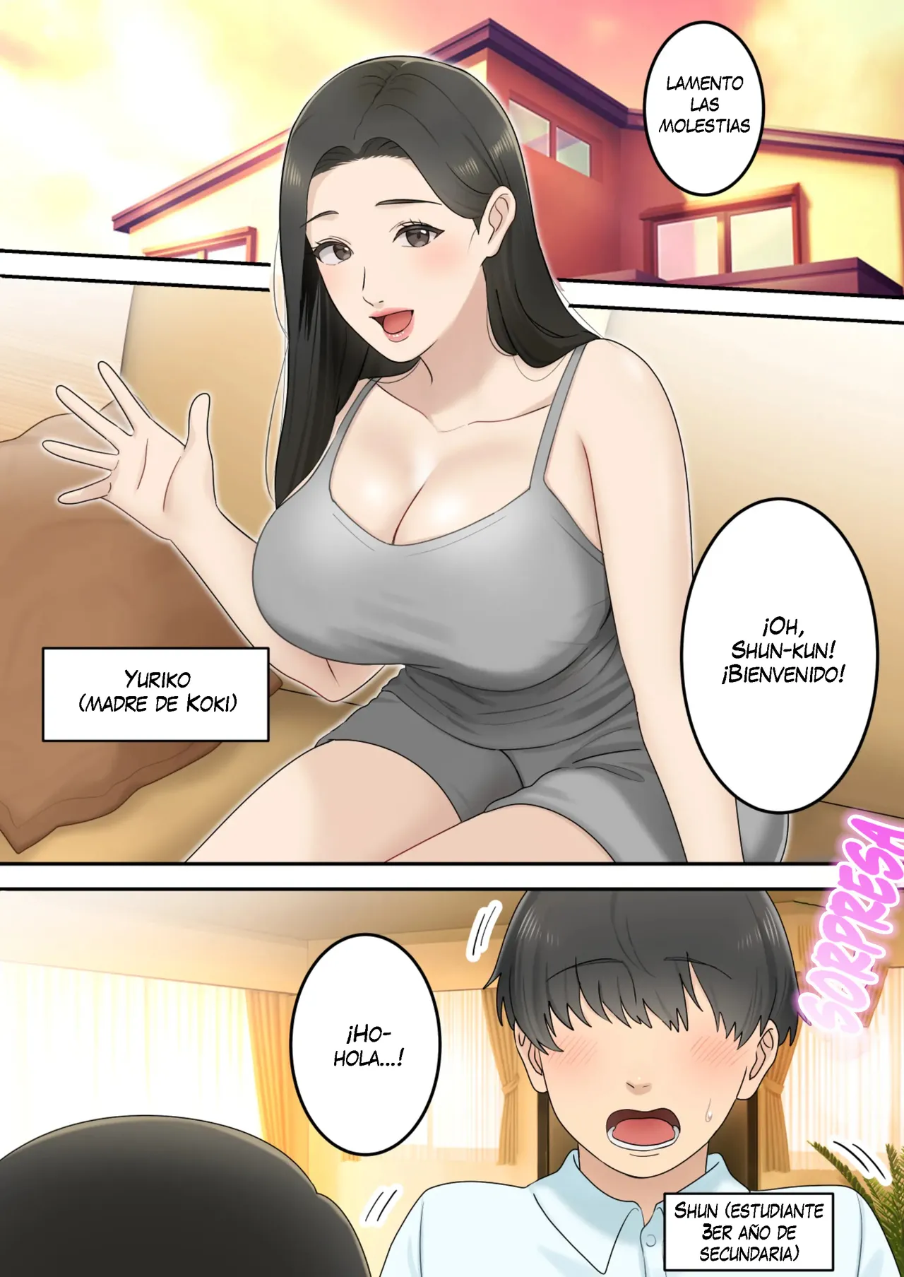 Kawaisugiru Tomodachi no Okaasan to Kossori Tsukiacchatta Hanashi | La Historia de cómo Terminé Saliendo en Secreto con la Hermosa Madre de mi Amigo - Page 2