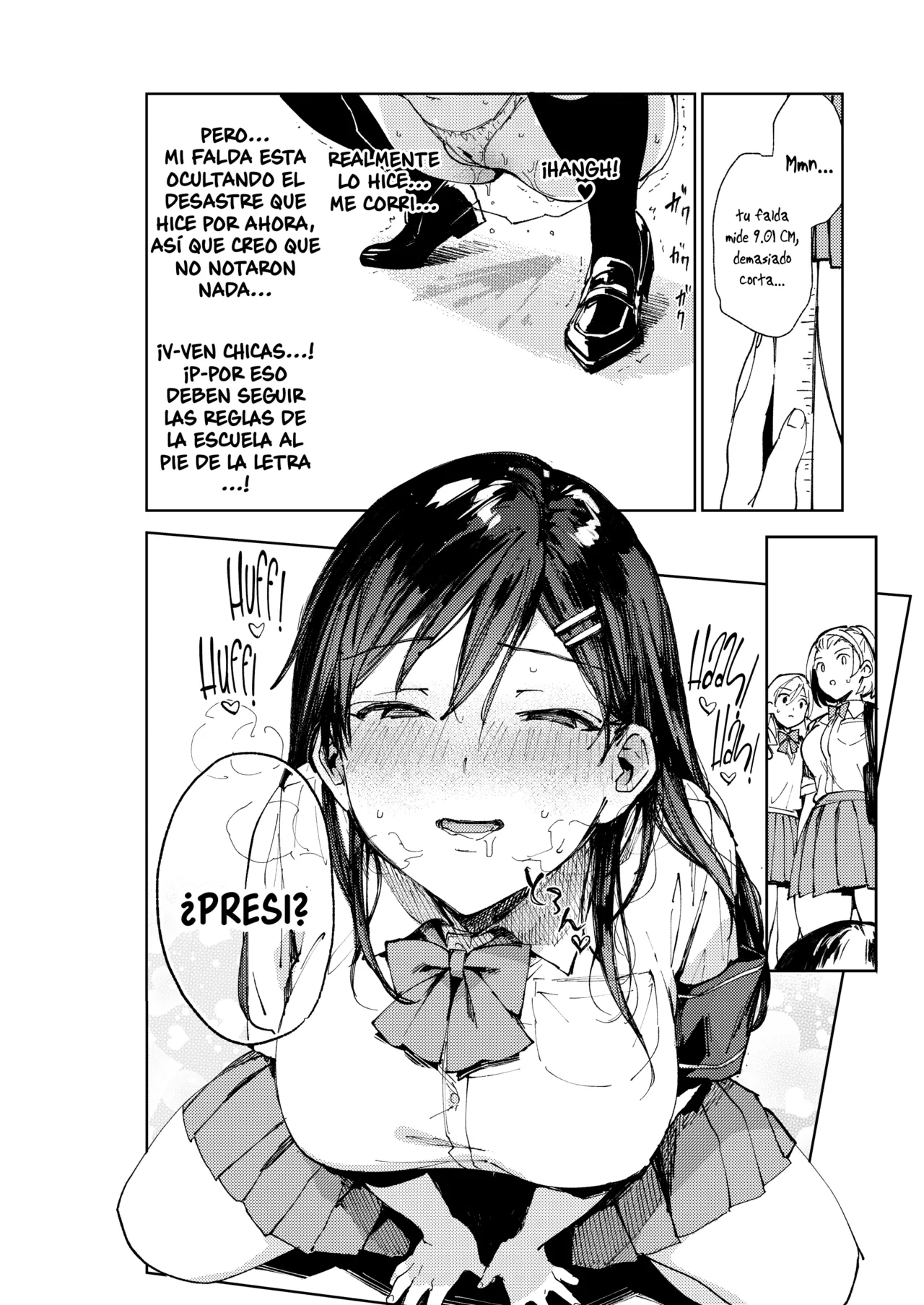 Kiritsu ni Kibishii Fuuki Iinchou wa Kounai de Himitsu no Dosukebe Onanie ga Yamerarenai! | La Estricta Presidenta del Comité Disciplinario no Puede Dejar de Masturbarse en la Escuela! - Page 21