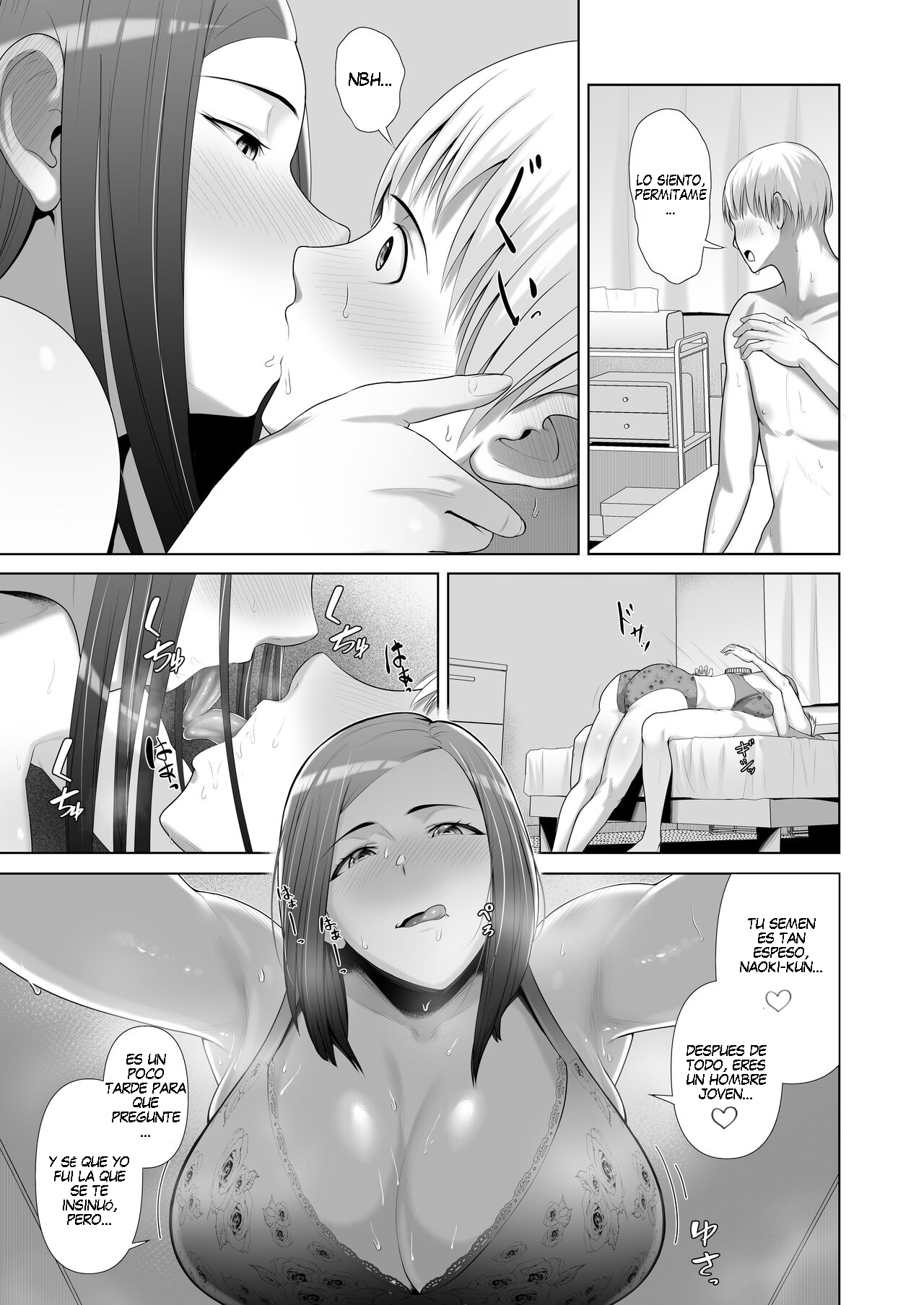 Yuujin no Hahaoya ni Fudeoroshi Saremashita | La Mamá de Mi Amigo Me Quitó la Virginidad - Page 23