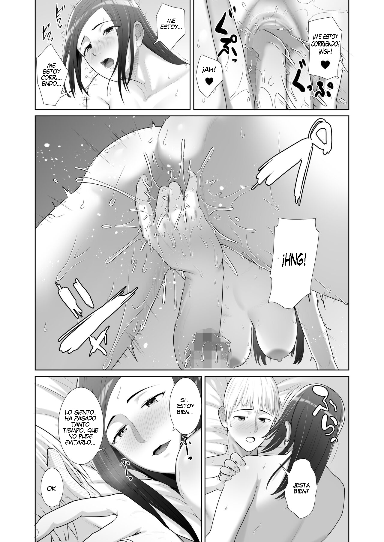 Yuujin no Hahaoya ni Fudeoroshi Saremashita | La Mamá de Mi Amigo Me Quitó la Virginidad - Page 28