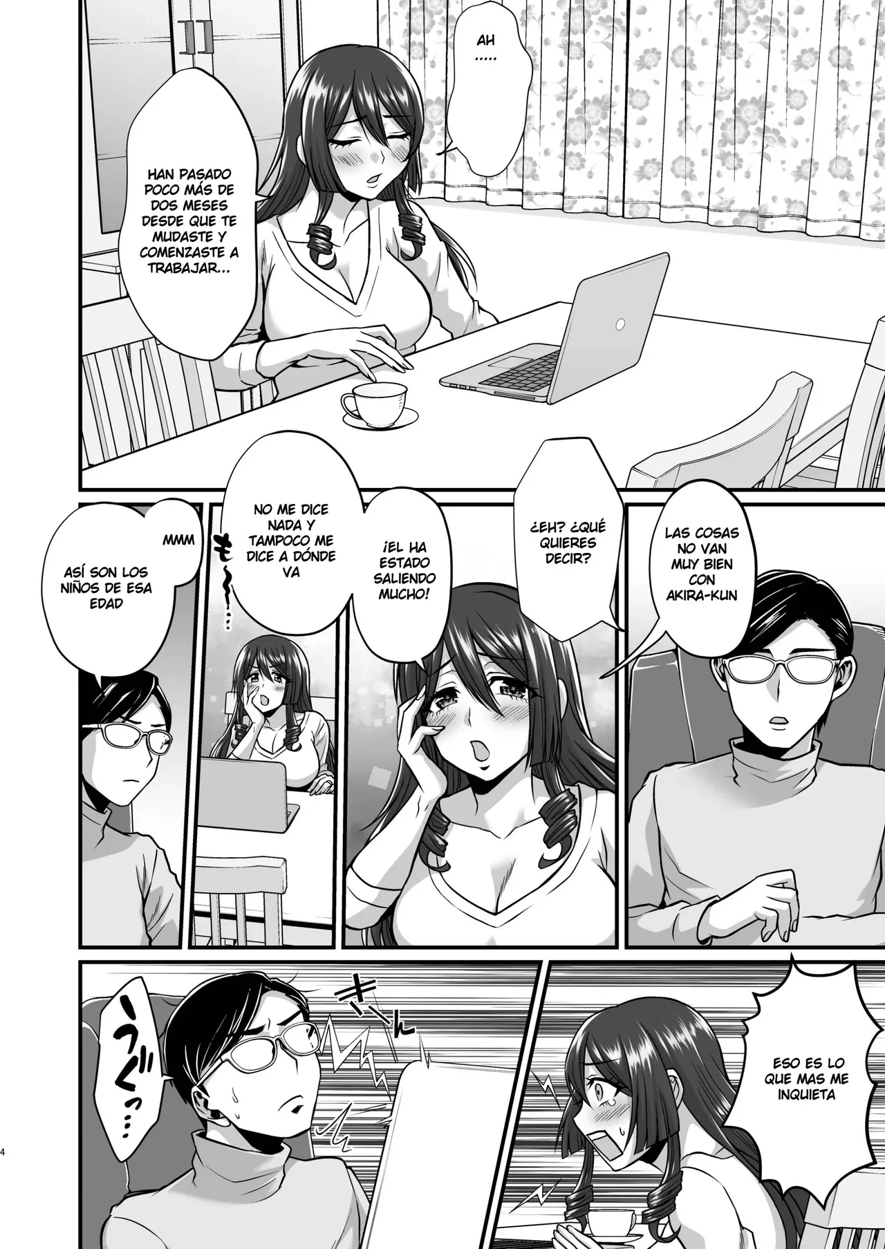 InCha Otaku Cameko no Mama wa Dosukebe Senzoku Doinran Cosplayer | La Madre del Otaku Recluído se Vuelve la Puta Exclusiva de los Juegos de Rol en Cosplay de su hijo - Page 3