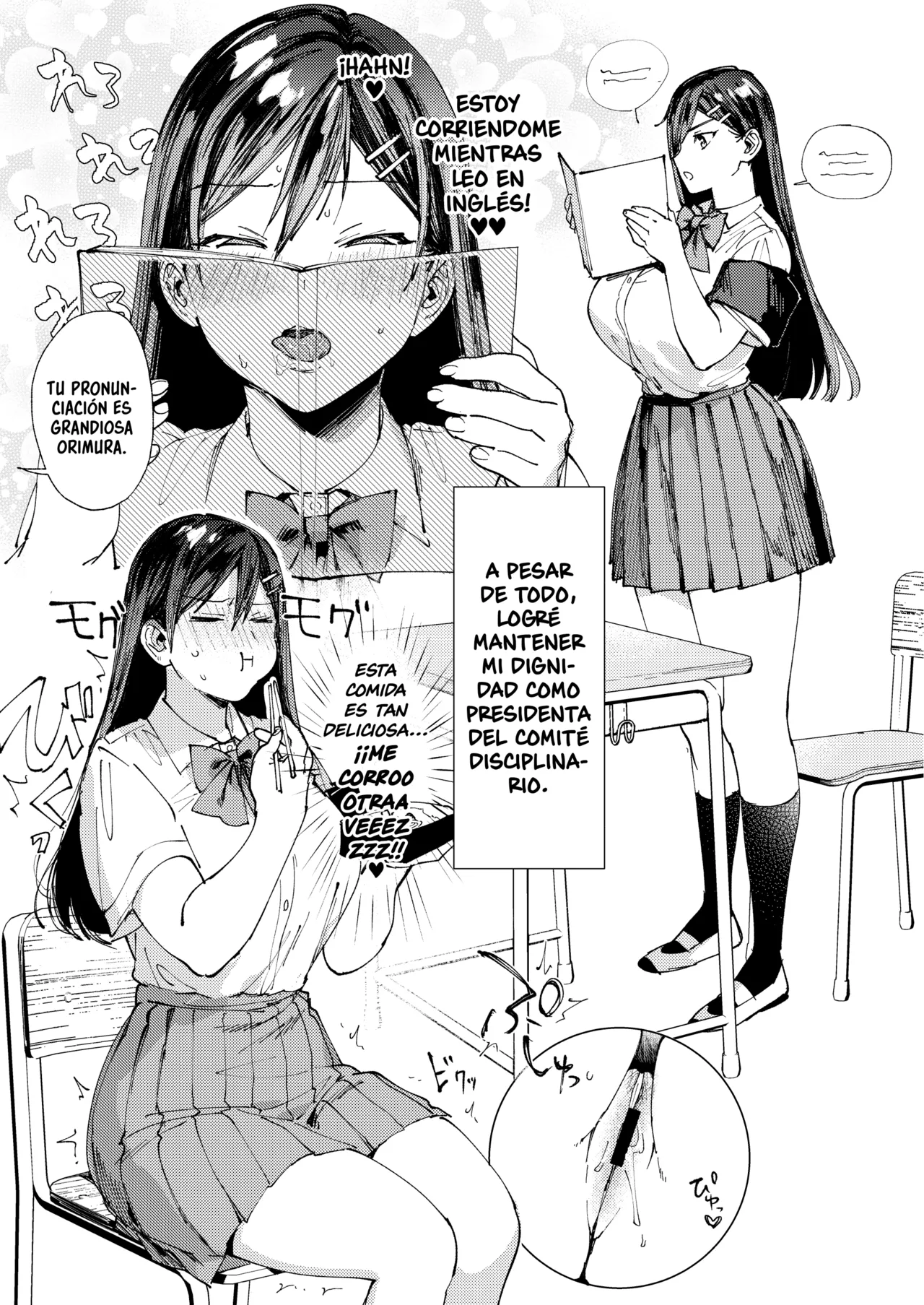 Kiritsu ni Kibishii Fuuki Iinchou wa Kounai de Himitsu no Dosukebe Onanie ga Yamerarenai! | La Estricta Presidenta del Comité Disciplinario no Puede Dejar de Masturbarse en la Escuela! - Page 30
