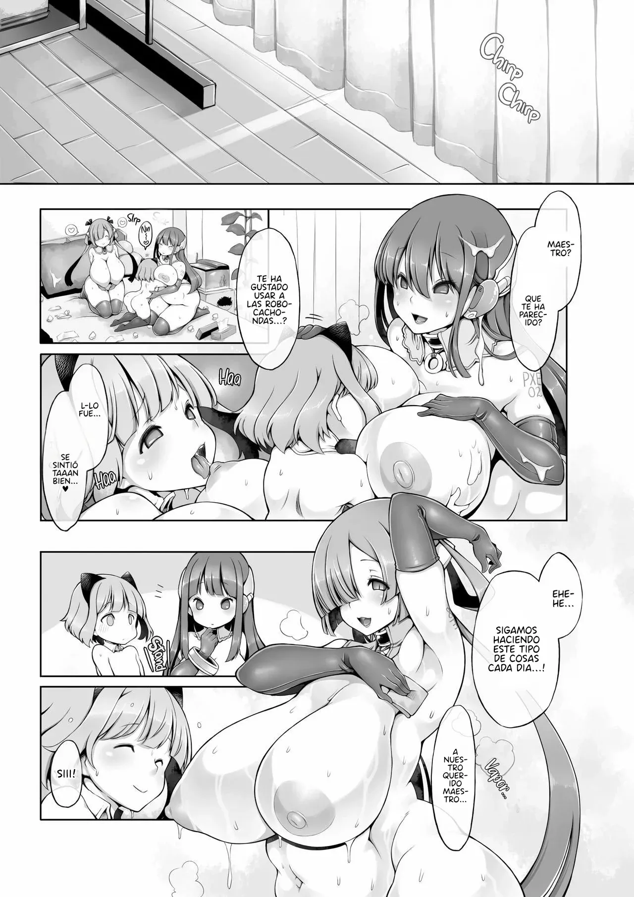 Onahoroid Seiseikatsu | La Vida Sexual de las Robocachondas - Page 32