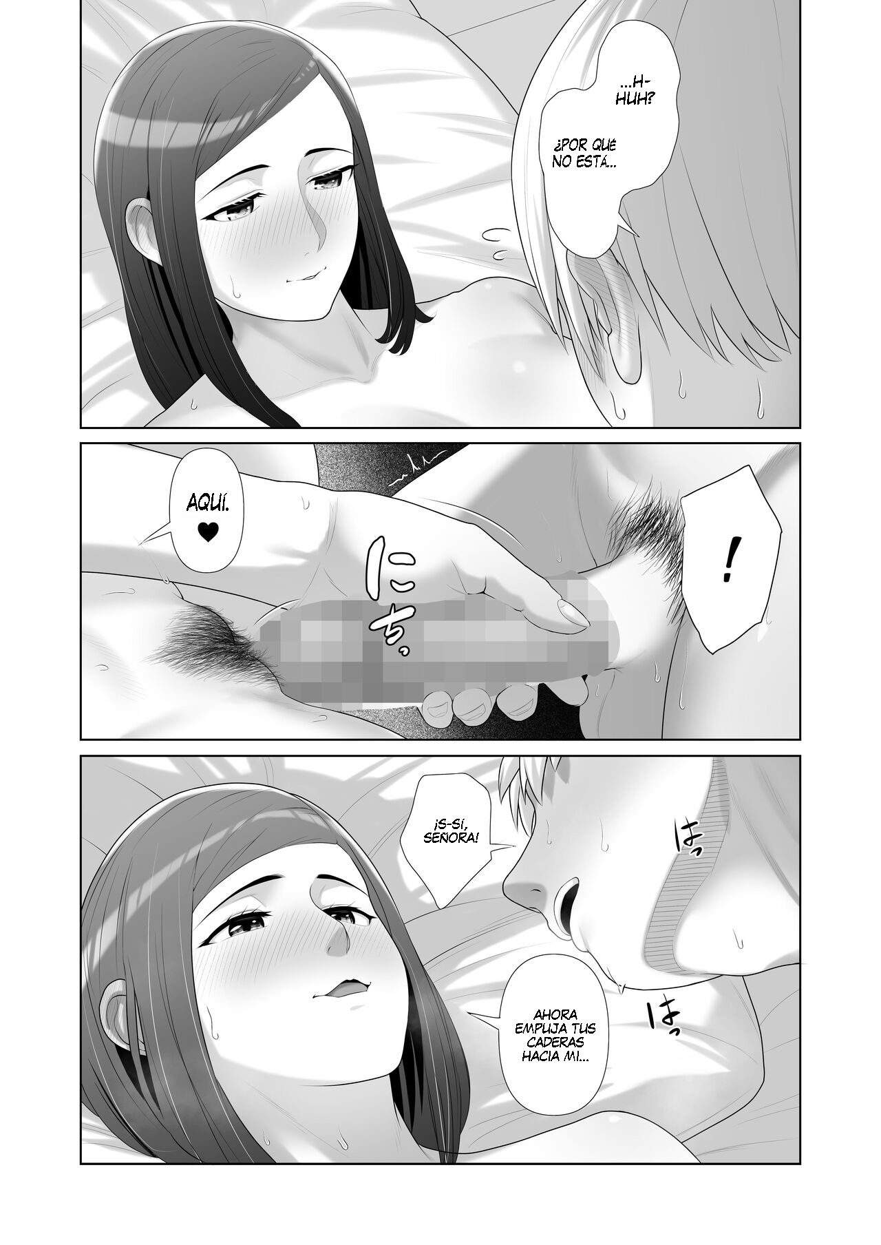 Yuujin no Hahaoya ni Fudeoroshi Saremashita | La Mamá de Mi Amigo Me Quitó la Virginidad - Page 33