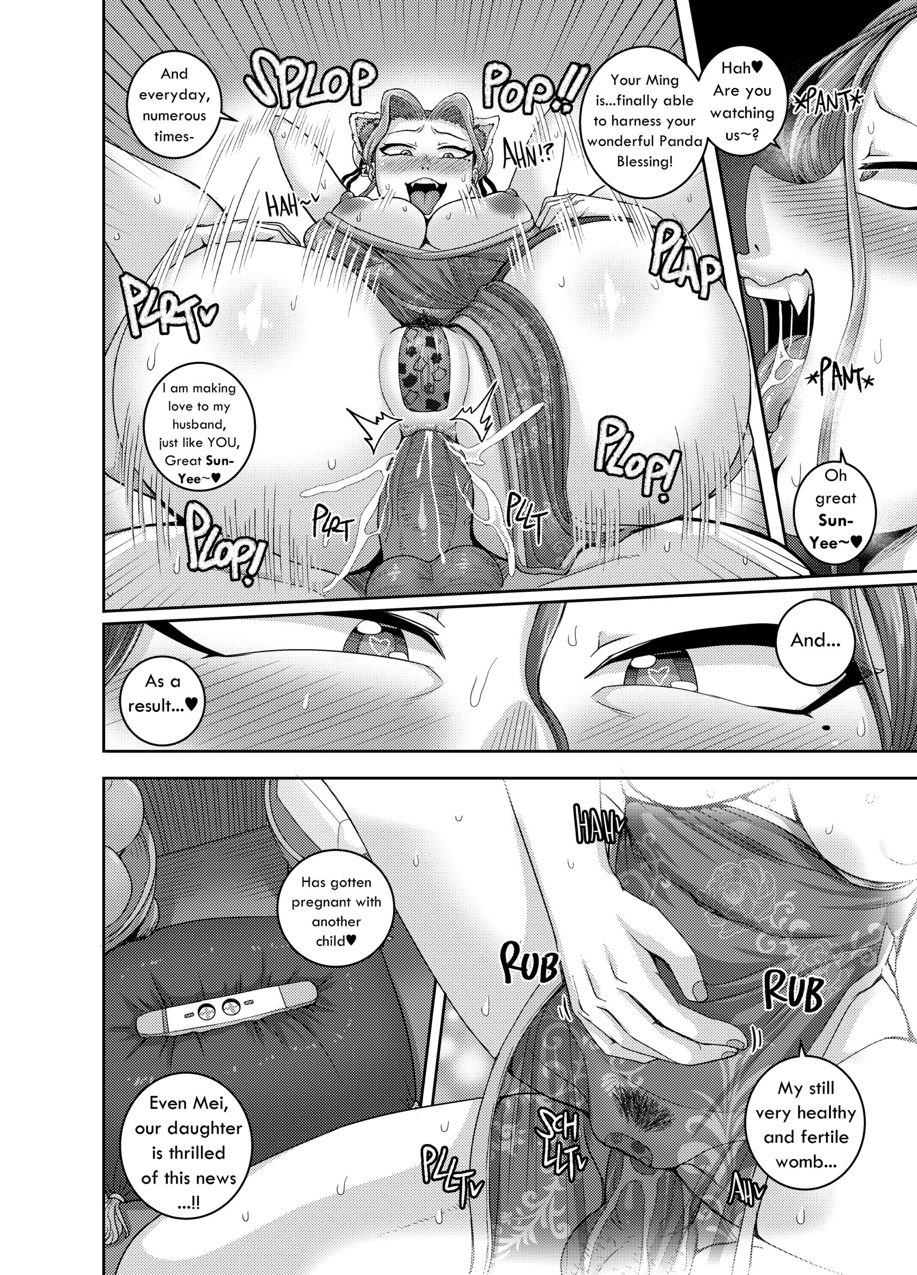 Tsuma wa Tokidoki Ecchi Panda | Mating with Red - Page 35