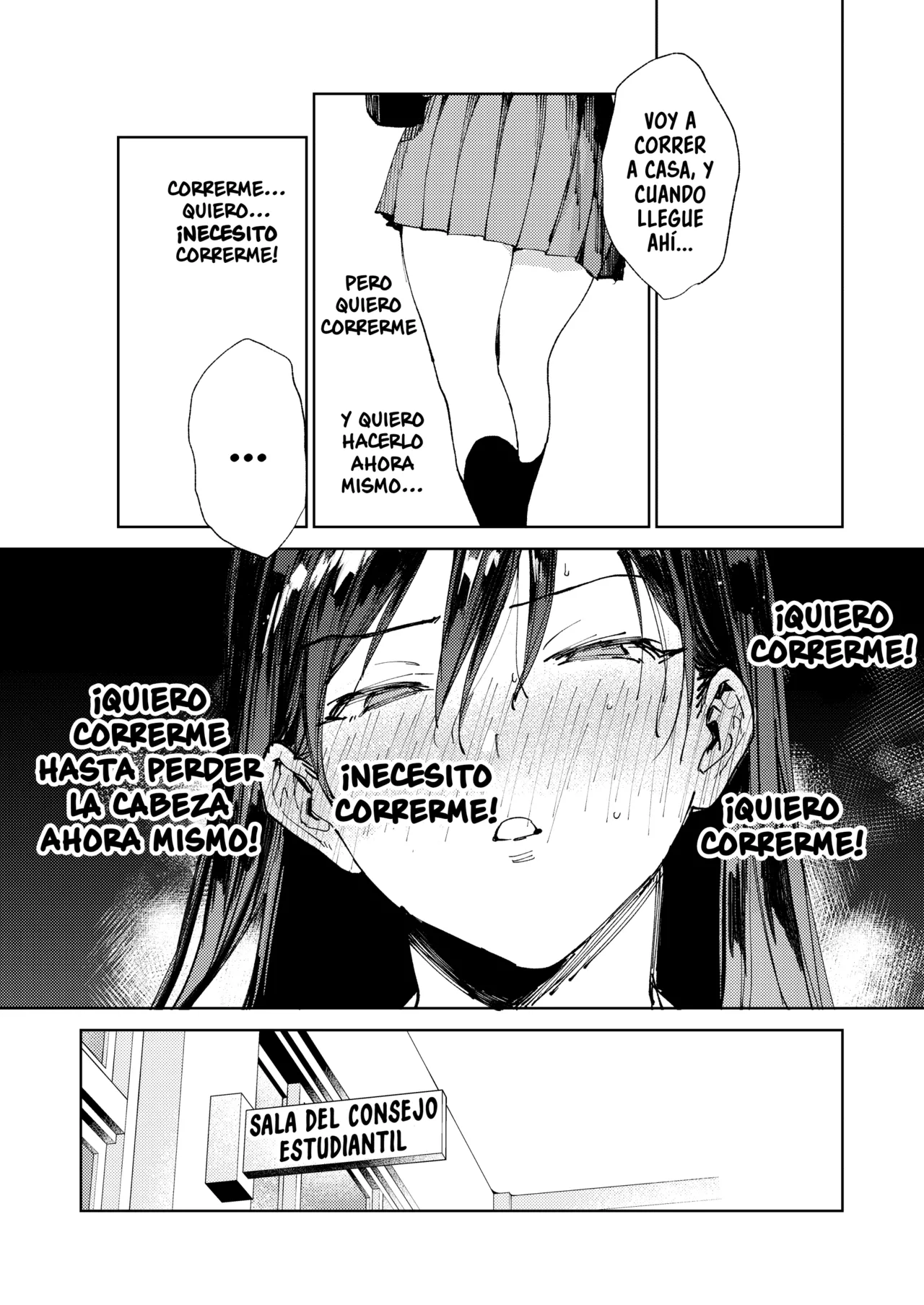 Kiritsu ni Kibishii Fuuki Iinchou wa Kounai de Himitsu no Dosukebe Onanie ga Yamerarenai! | La Estricta Presidenta del Comité Disciplinario no Puede Dejar de Masturbarse en la Escuela! - Page 39