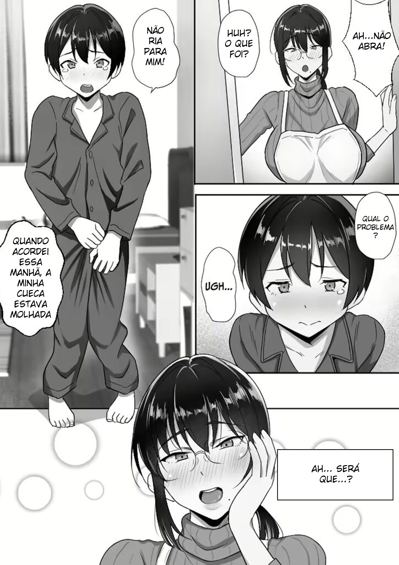 A Relação Íntima de uma Mãe e Filho Humildes e Cheios de Prazer - Page 4