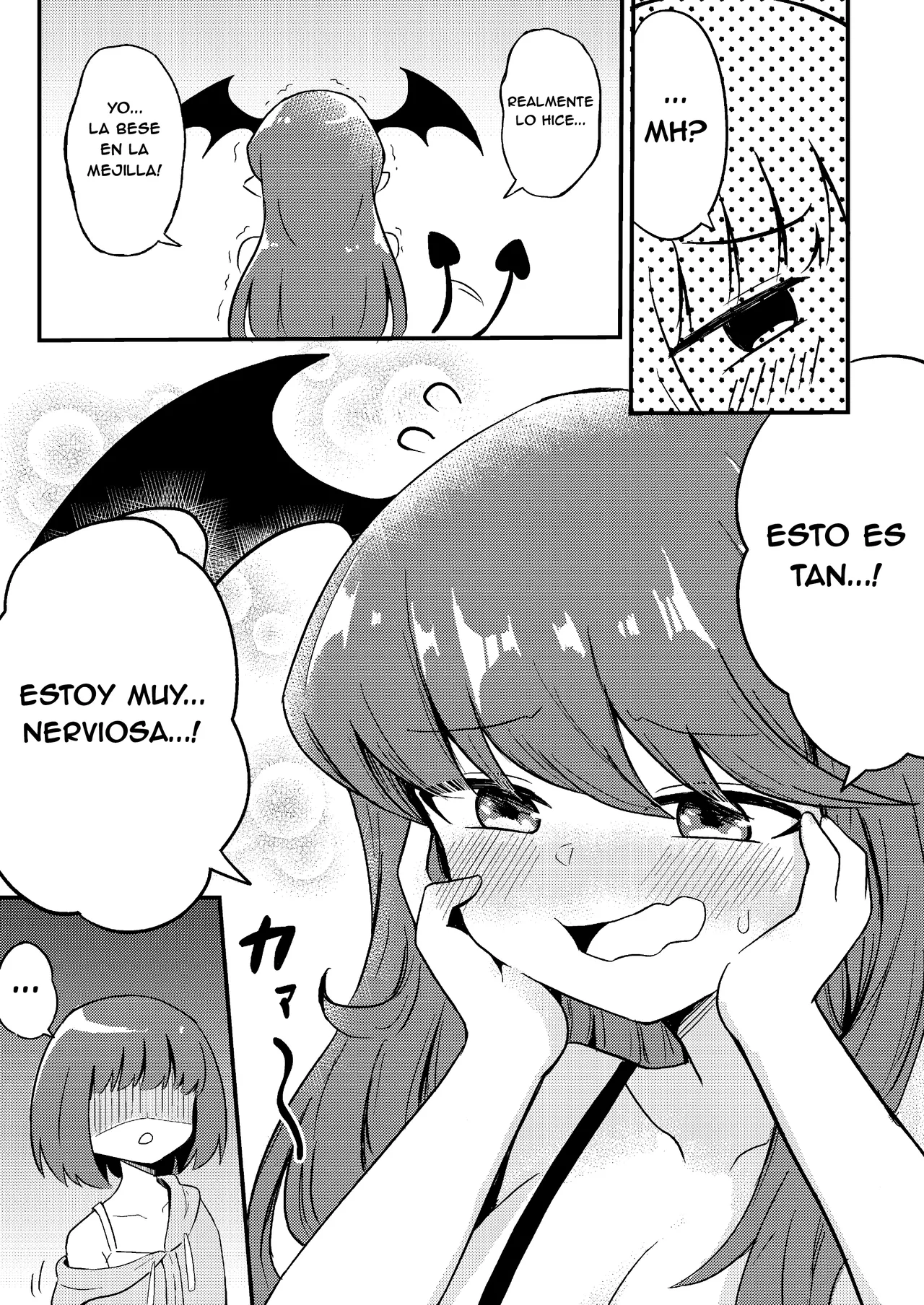 Ubu na Succubus Wakarase Yuri Ecchi | Teaching the Inexperienced Succubus a Lesson with Yuri Sex - Page 5