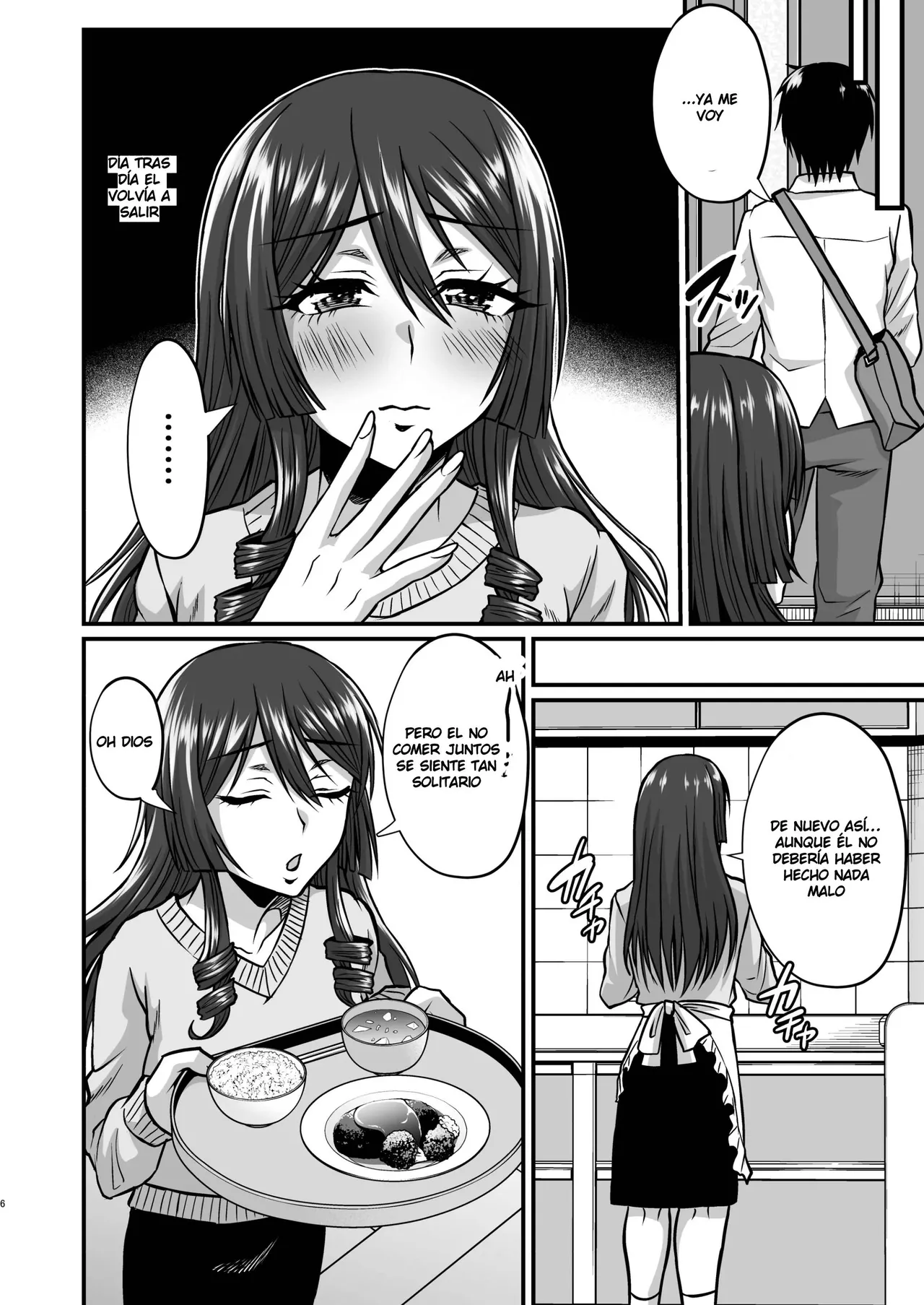 InCha Otaku Cameko no Mama wa Dosukebe Senzoku Doinran Cosplayer | La Madre del Otaku Recluído se Vuelve la Puta Exclusiva de los Juegos de Rol en Cosplay de su hijo - Page 5