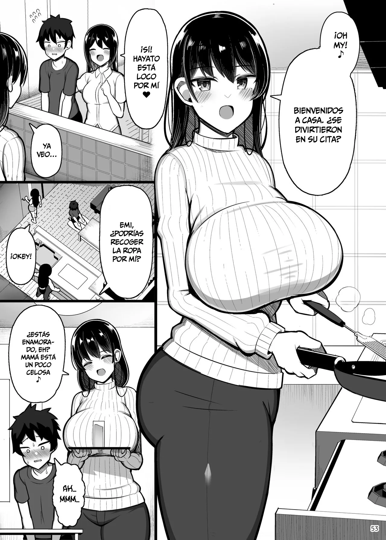 Onee-chan to, Mama to, Honki Koubi. II | Apareamiento Serio con Hermanas Mayores y Milfs. II - Page 53