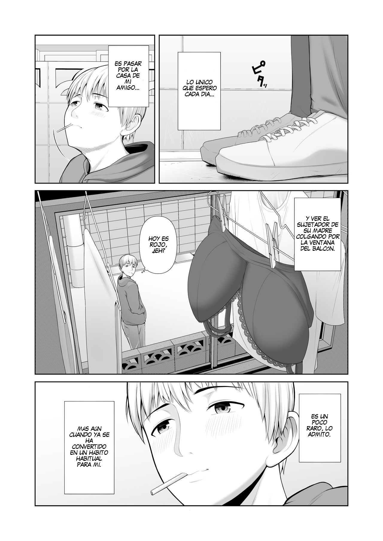Yuujin no Hahaoya ni Fudeoroshi Saremashita | La Mamá de Mi Amigo Me Quitó la Virginidad - Page 6
