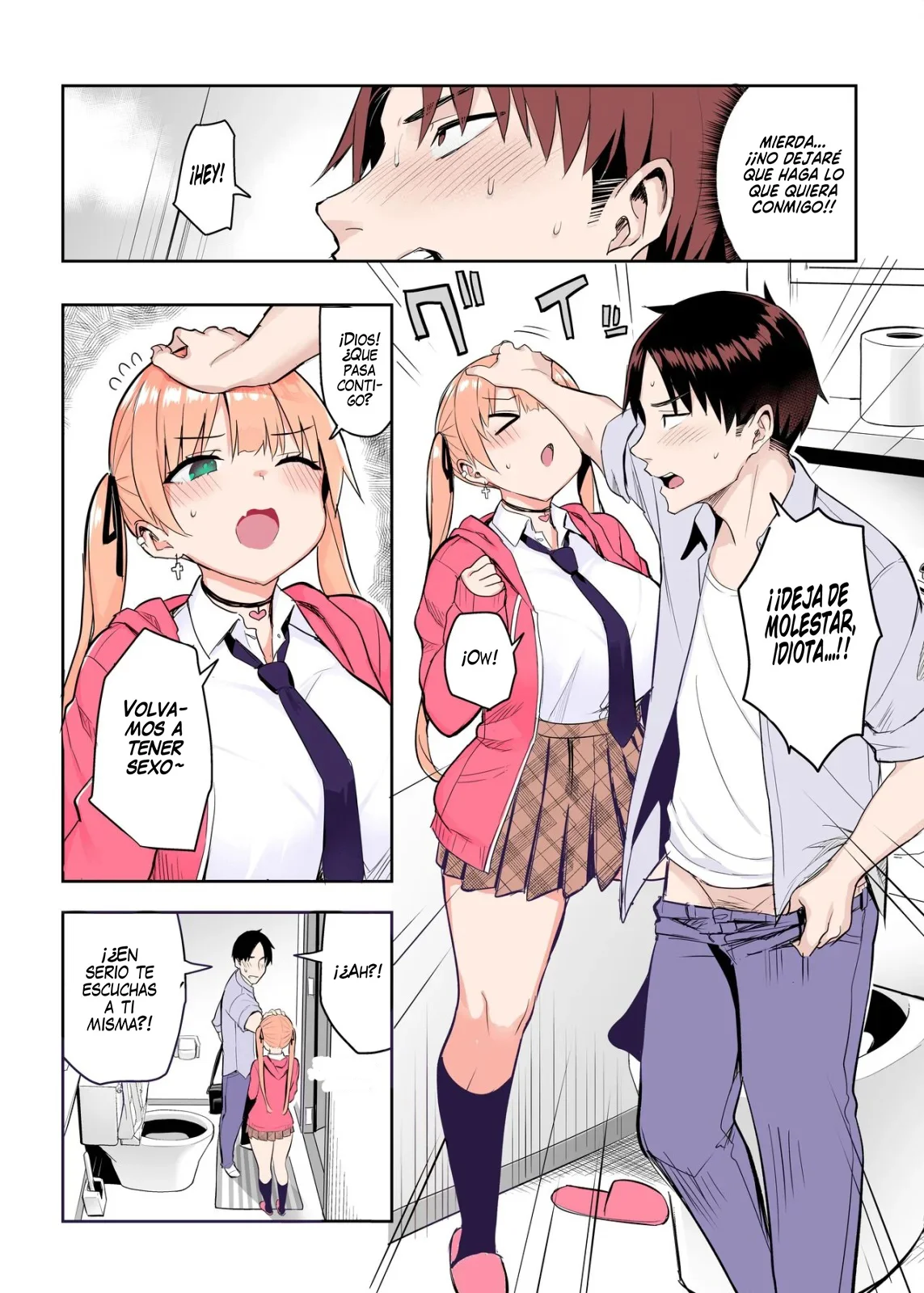 Moto InCha no Kyonyuu Yariman Imouto ga Erosugite, Onii-chan wa Mou…!! 2 | Mi Hermanita quien era una comelibros se convirtió en una Puta de grandes Tetas, Entonces yo…!! 2 - Page 7