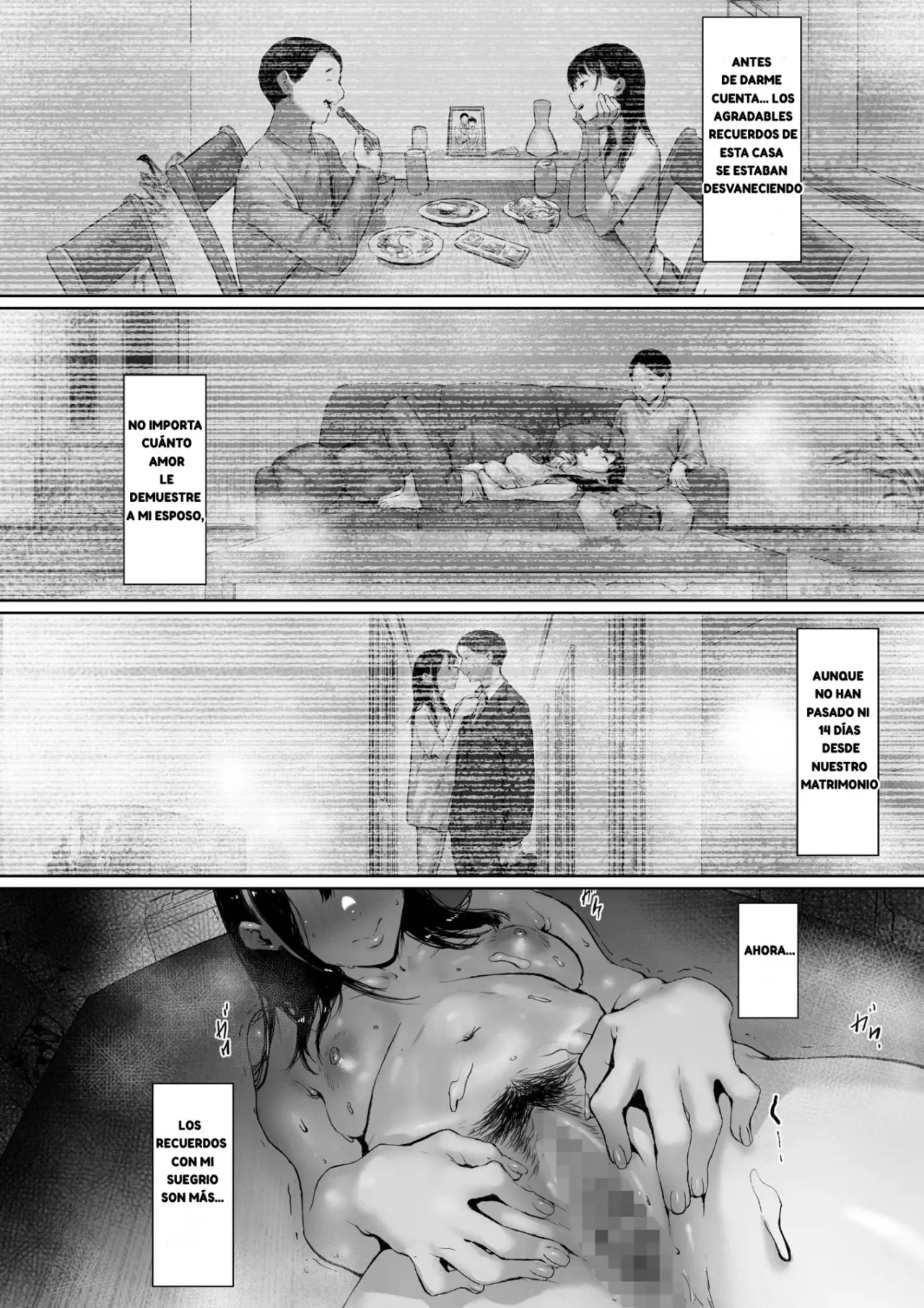 Gifu To Doukyou Suru Ni Natta Shiawase Na Shinkon Seikatsu O Okuro Hazu Datta No Ni 2 | Se Suponía que Yo Vivía la Feliz Vida de Recién Casada, Pero Terminé… Siendo Violada por mi Suegro. 2 - Page 73