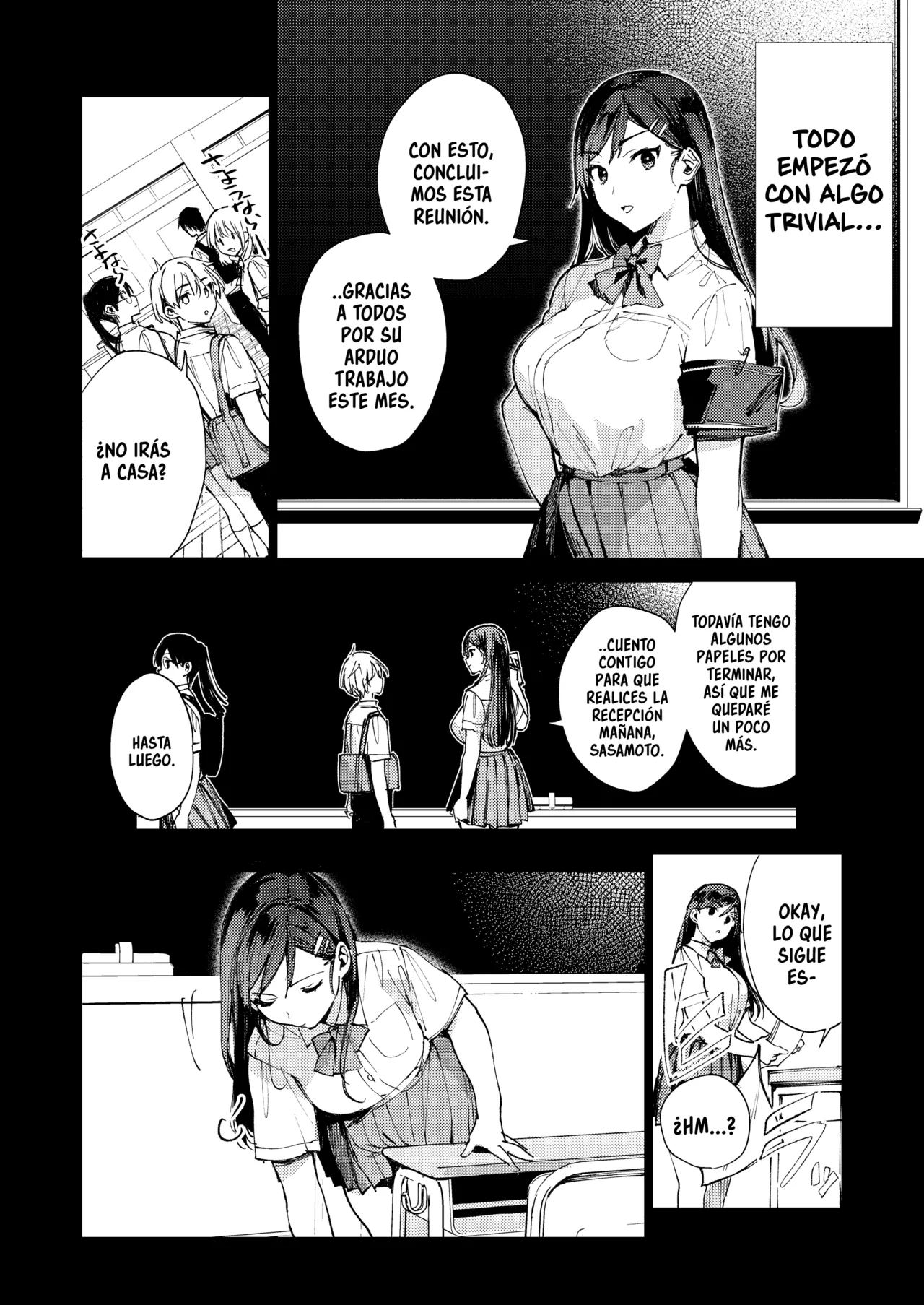 Kiritsu ni Kibishii Fuuki Iinchou wa Kounai de Himitsu no Dosukebe Onanie ga Yamerarenai! | La Estricta Presidenta del Comité Disciplinario no Puede Dejar de Masturbarse en la Escuela! - Page 9