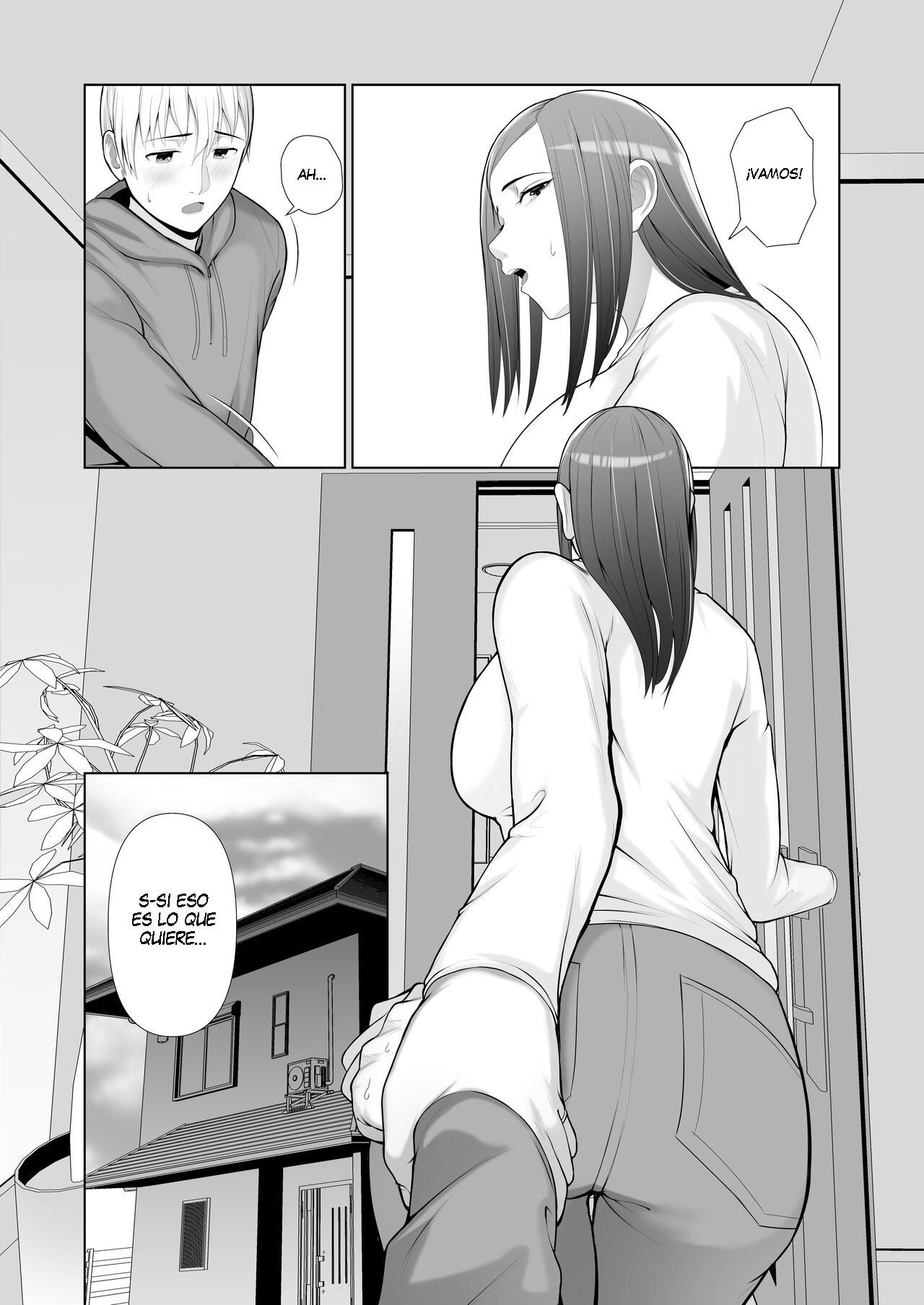 Yuujin no Hahaoya ni Fudeoroshi Saremashita | La Mamá de Mi Amigo Me Quitó la Virginidad - Page 9