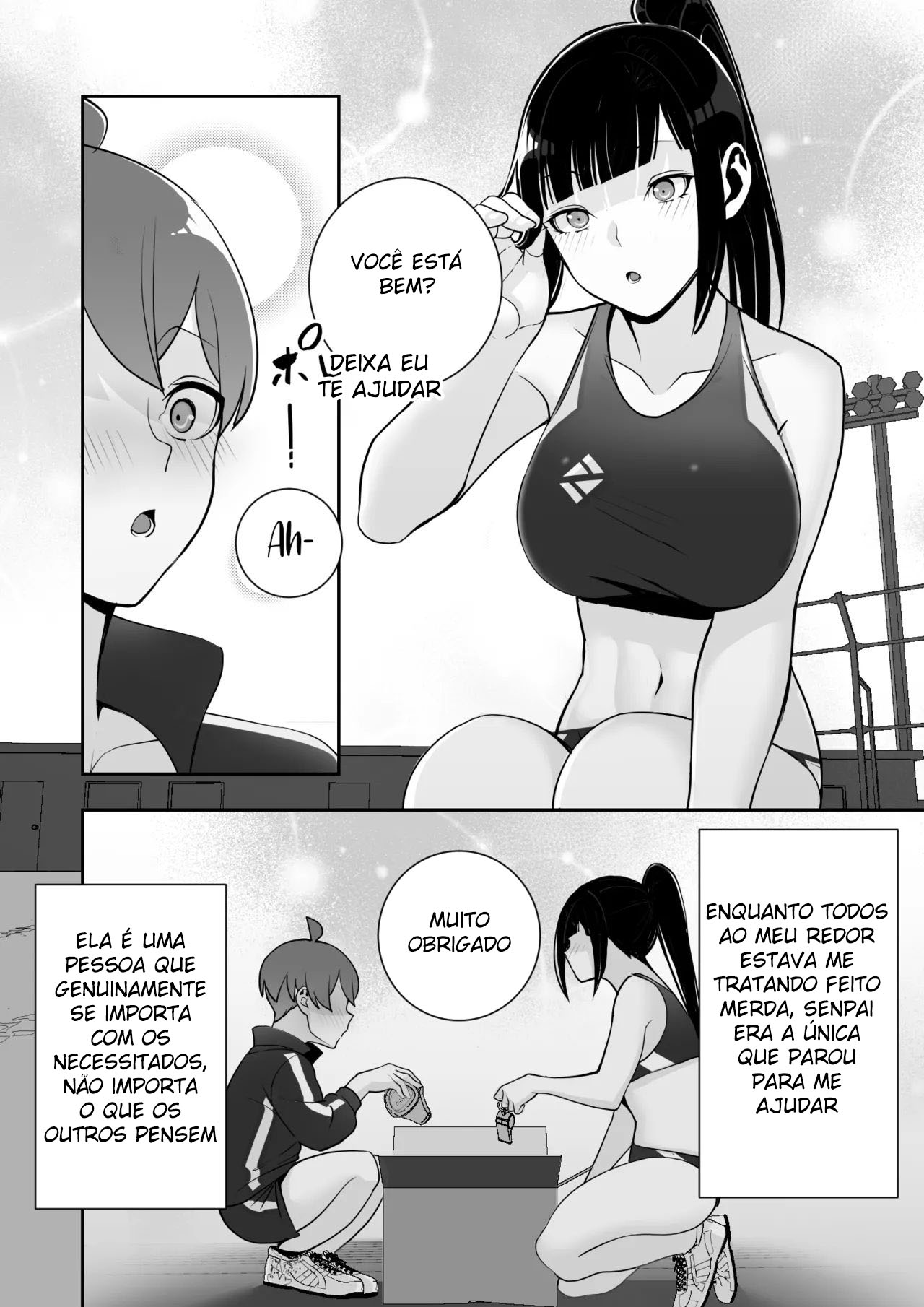 Eu Fiz Lavagem Cerebral em Minha Amada Senpai do Atletismo e a Tornei Minha Mulher Perfeita - Page 38