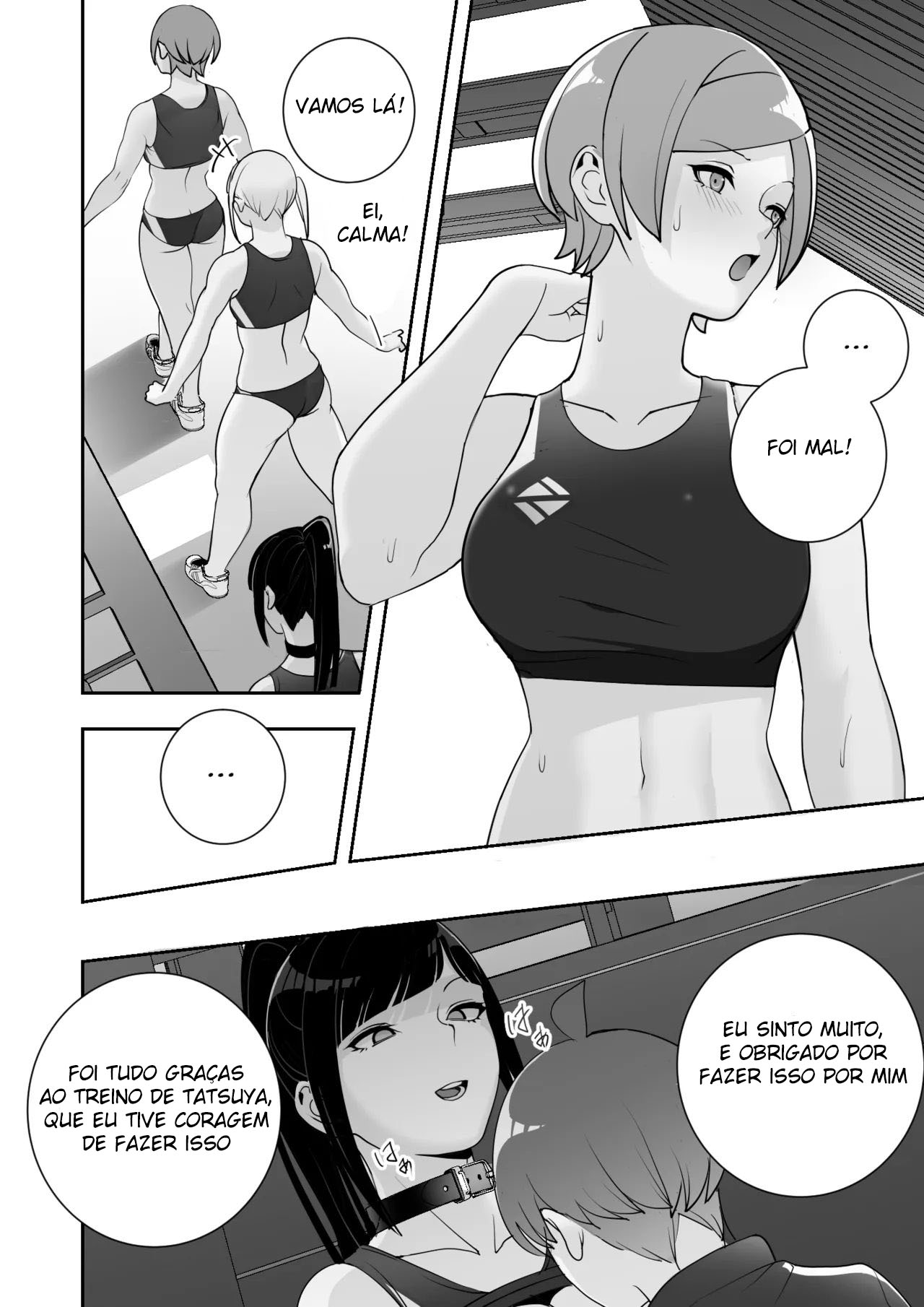 Eu Fiz Lavagem Cerebral em Minha Amada Senpai do Atletismo e a Tornei Minha Mulher Perfeita - Page 56