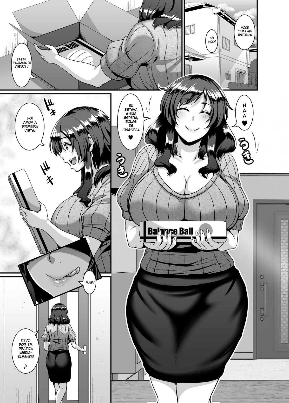 Oku-sama wa Dildo Ball ni Goshuushin - Page 3