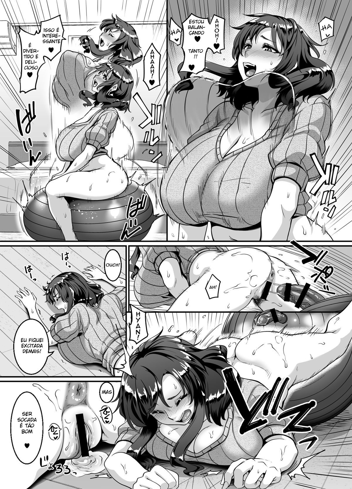 Oku-sama wa Dildo Ball ni Goshuushin - Page 9