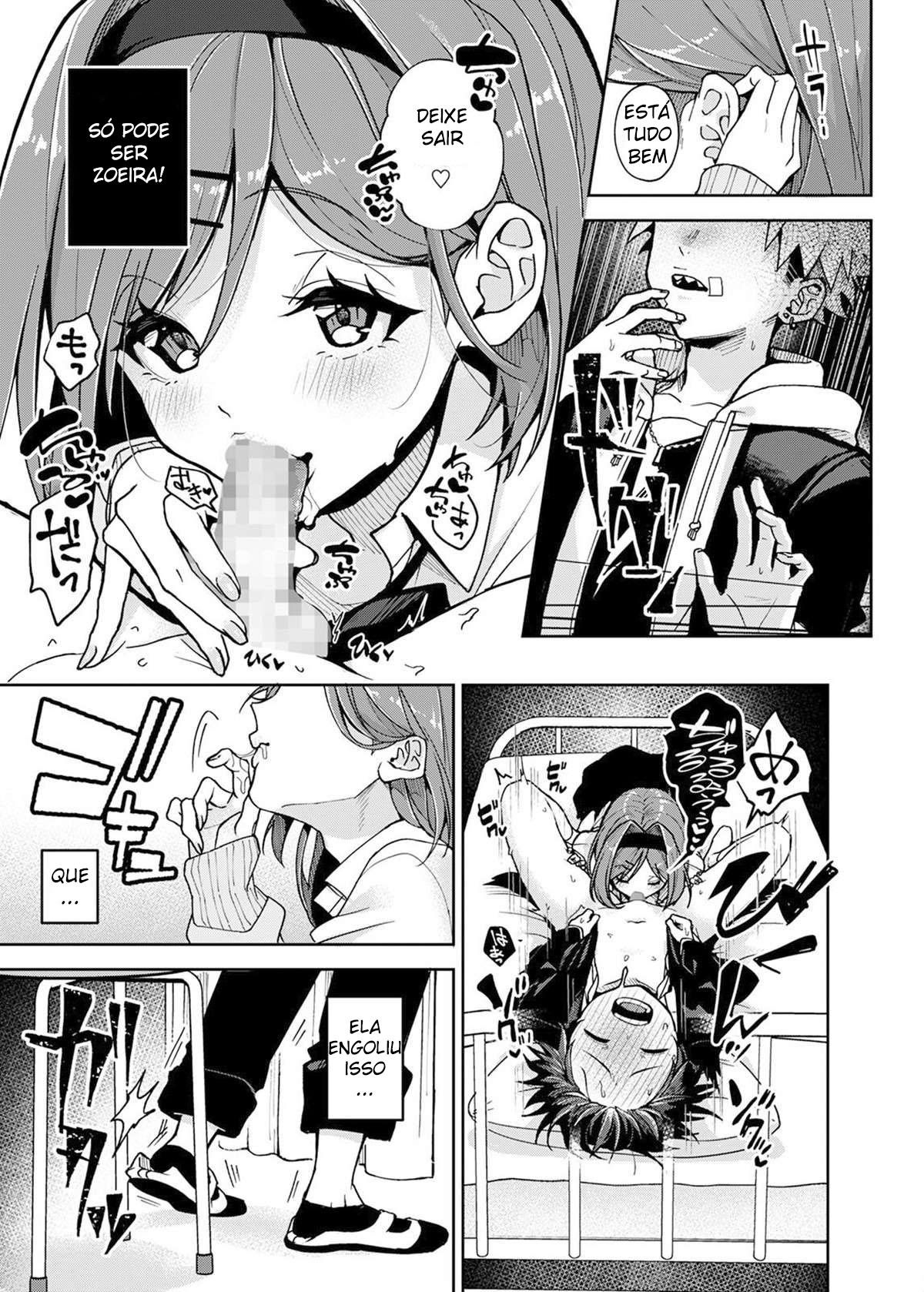 Um Menino Delinquente é Provocado por uma Lasciva Onee-san - Page 9