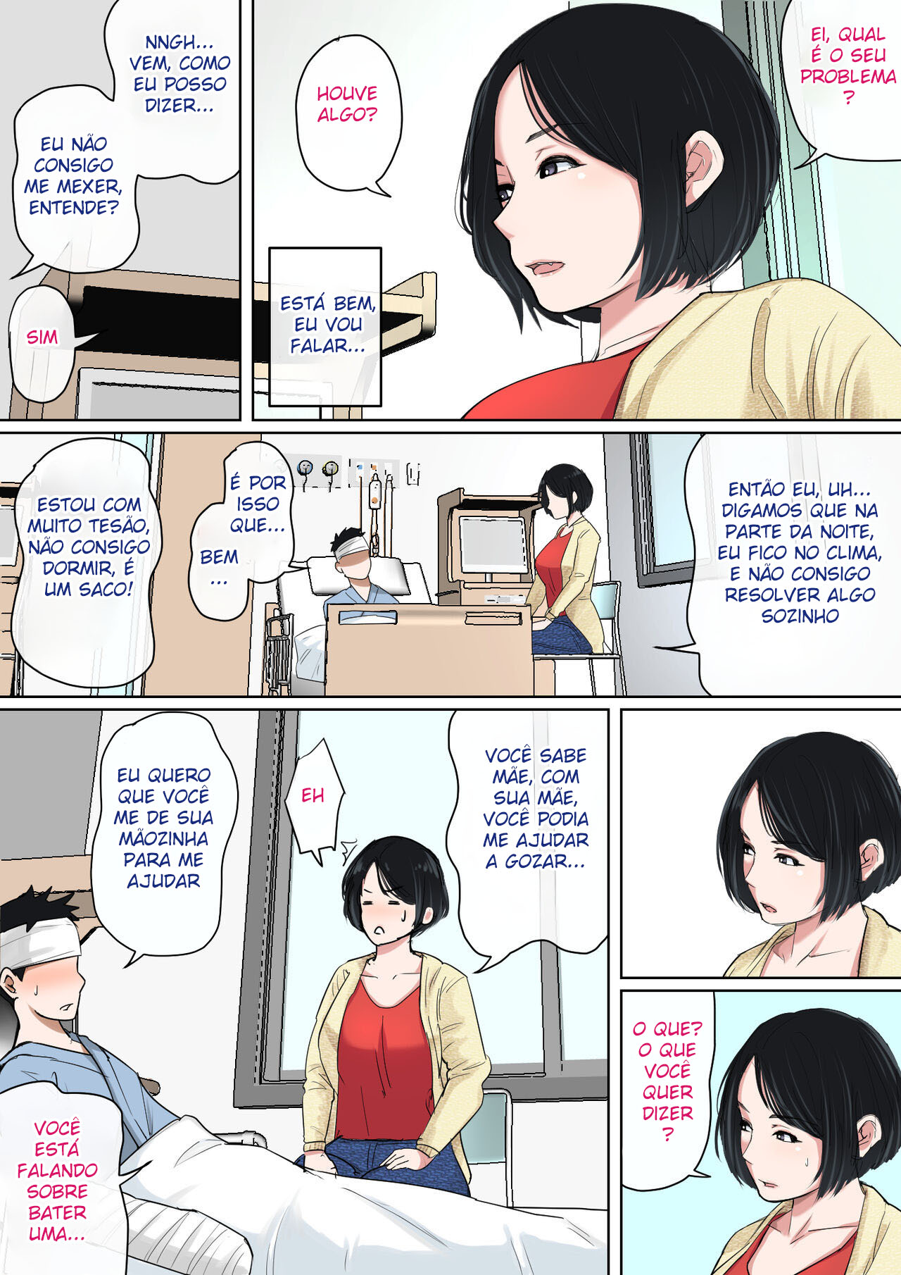 Se Aliviando Com Minha Mãe Enquanto Eu Estava Hospitalizado… - Page 4