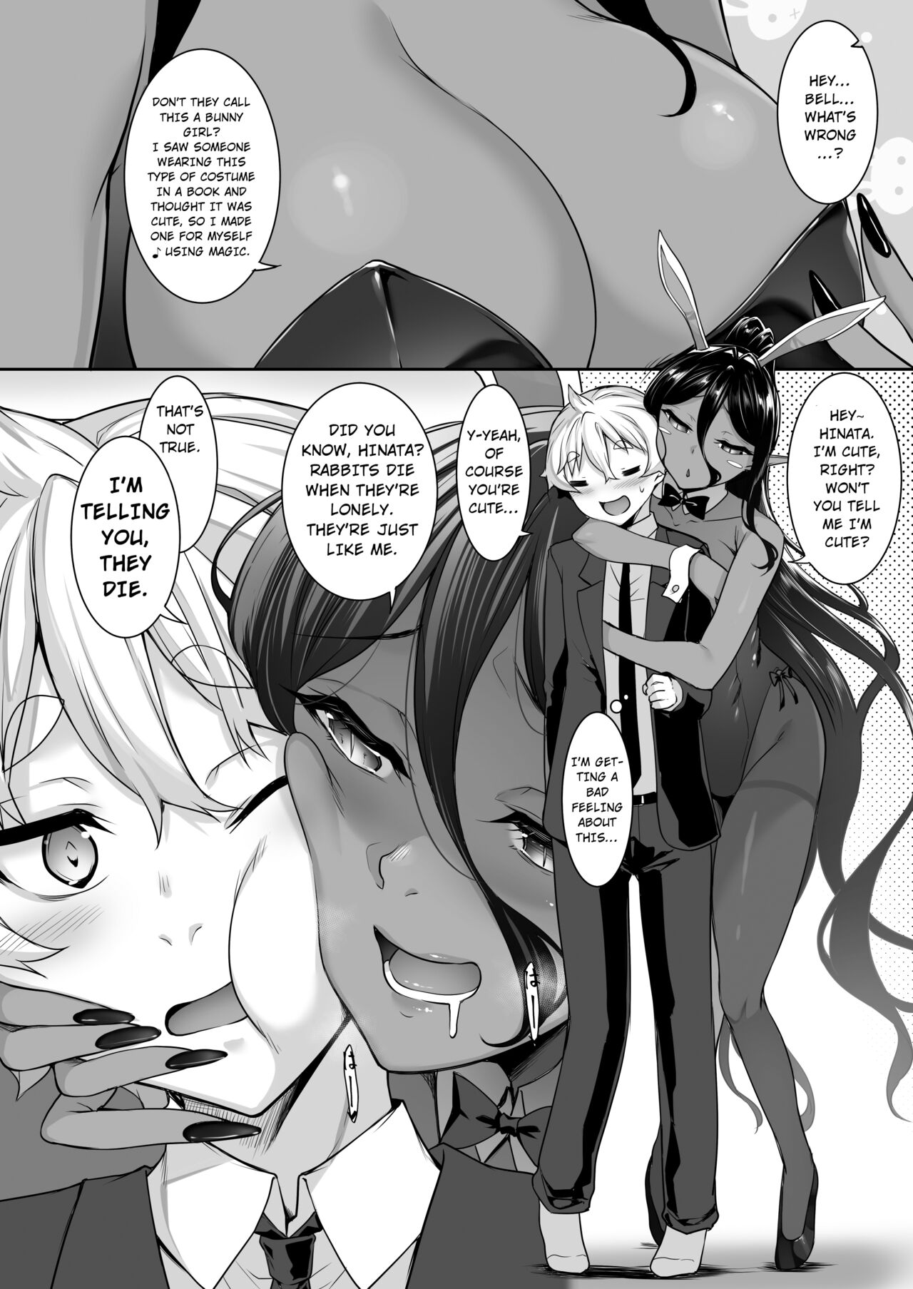 Chotto dake Ai ga Omoi Dark Elf ga Isekai kara Oikakete Kita 4 / A Slightly Clingy Dark Elf Chased Me From Another World 4 - Page 3