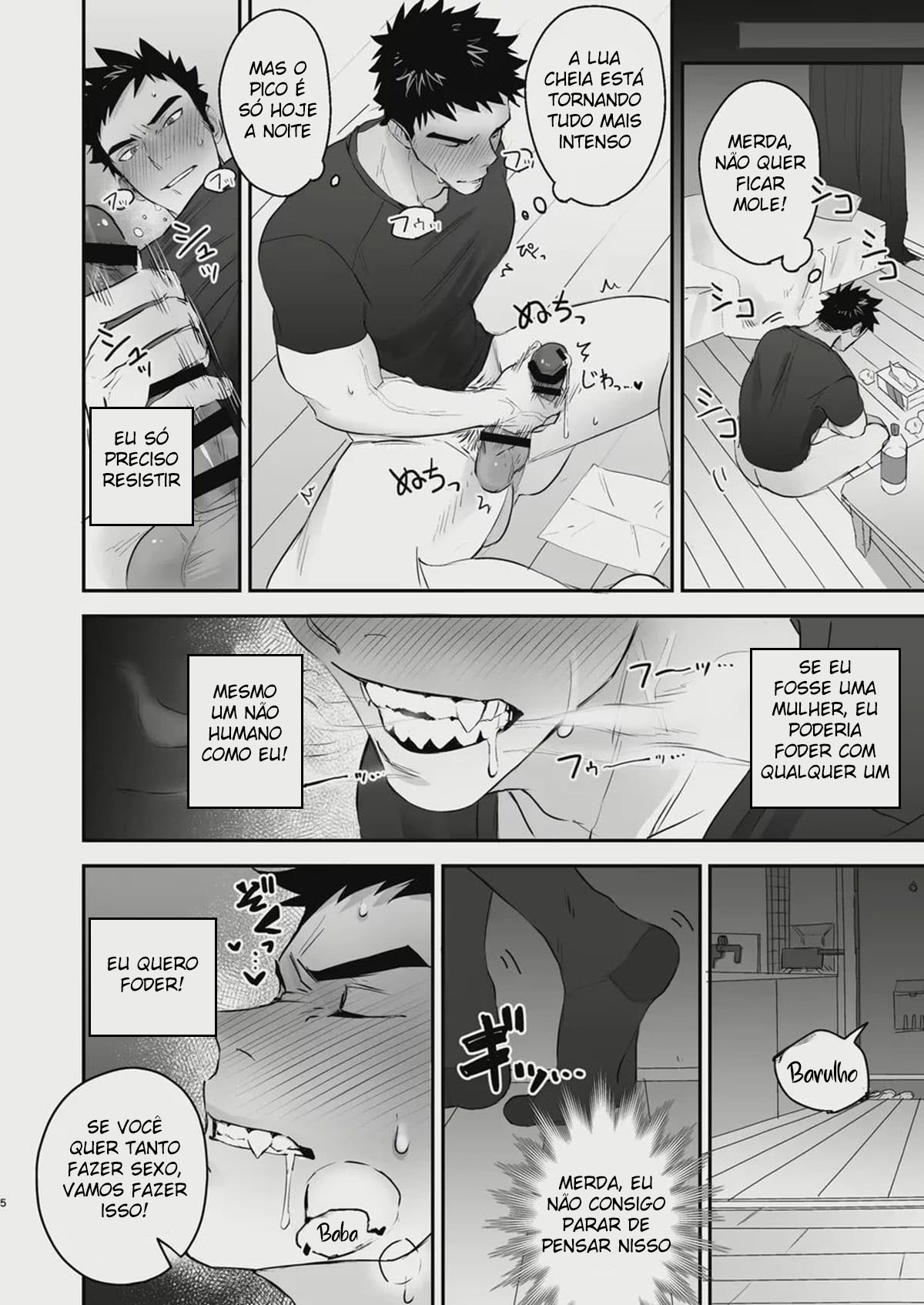 Cheio de Tesão, Fui Atacado Por Um Lobisomem do Pau Grande - Page 6