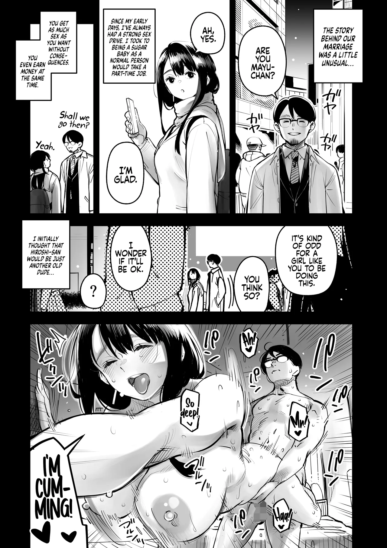 Uwaki Kounin Mayumi-san Seiyoku, Tsuyosugiru Kara Hoka no Otoko to Sex Shite!! | Your Sex Drive is just too much, so have Sex with other men! Mayumi-san gets Permission to Cheat! - Page 9