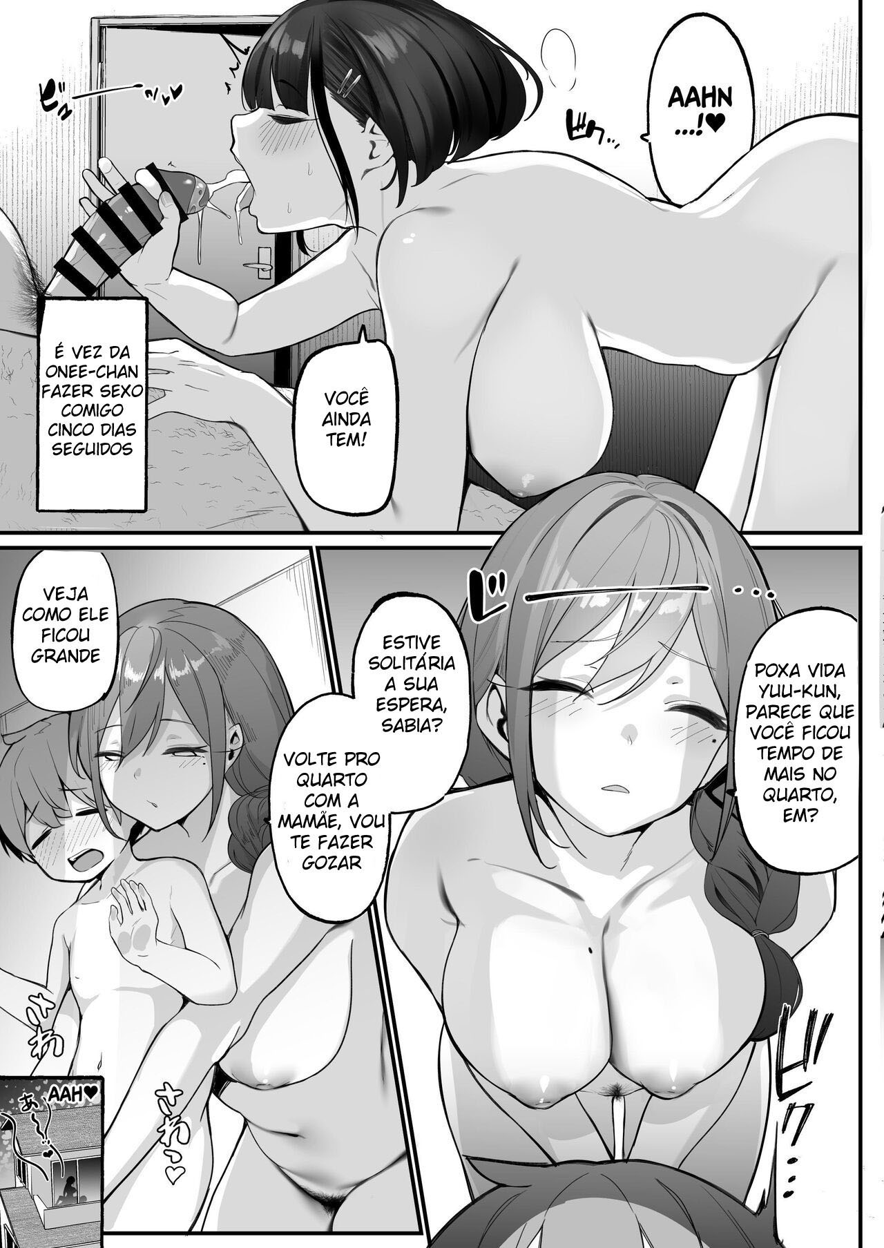 Perdendo Minha Virgindade Sem Contato, com Minha Irmã Mais Velha 2 - Page 11