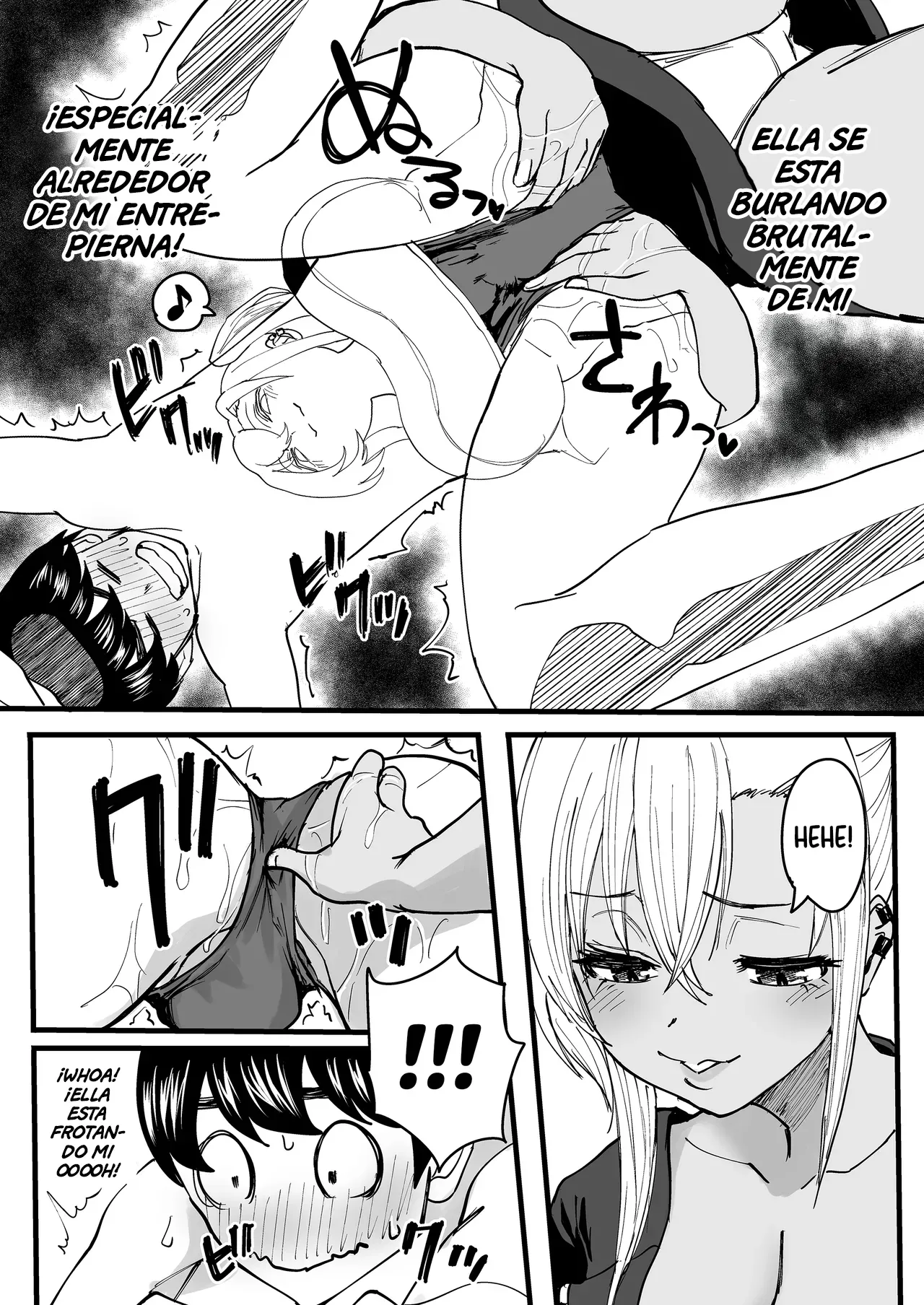 Kurogal Men-esthe Jou ga Yarasetekureru Hanashi | Un Masaje con Final Feliz Dado por una Bronceada Gyaru Terapeuta - Page 18