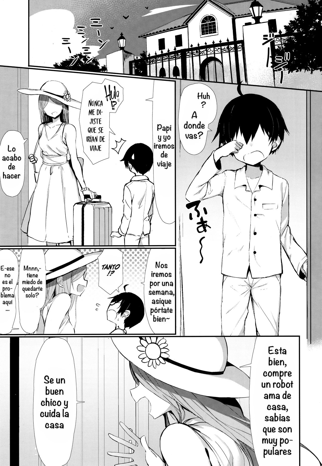 OneShota Sakusei Bomber Maid | Onee shota Huge-Titted Cum-draining Bomber Maid - Page 2