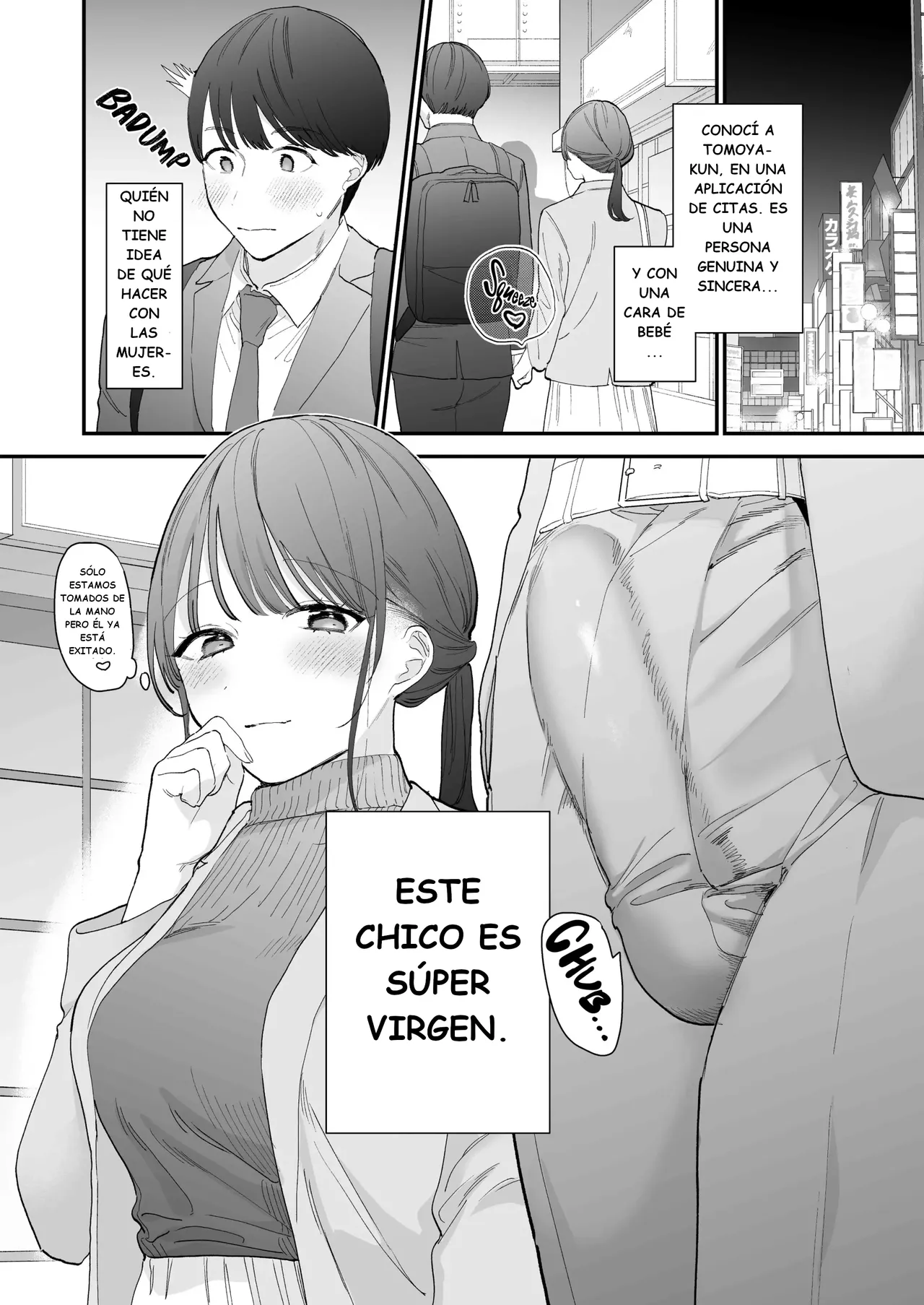 Kawaii Doutei Tomoya-kun ga Konna Dekai nante Kiitenai | No Sabía que el Adorable Virgen Tomoya-kun Fuera tan Grande - Page 2