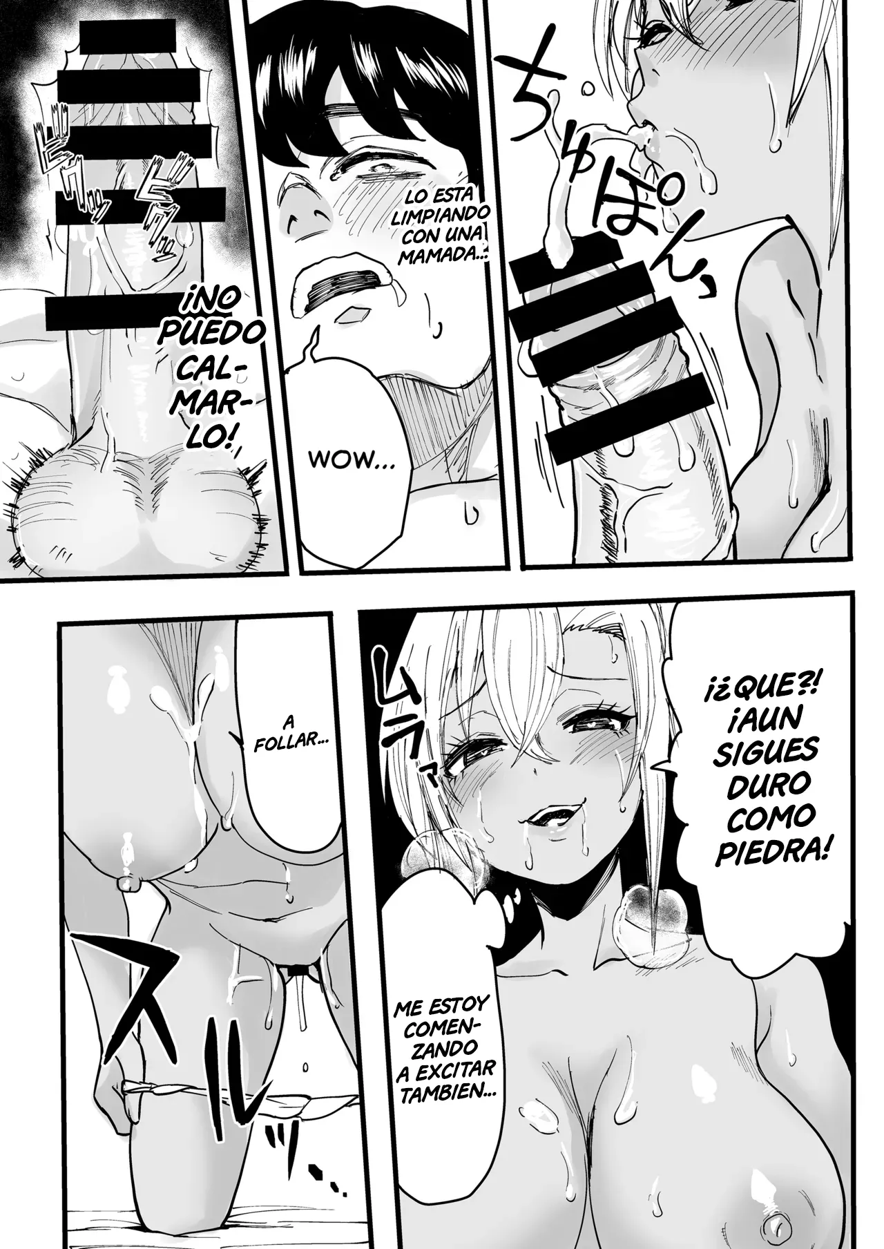 Kurogal Men-esthe Jou ga Yarasetekureru Hanashi | Un Masaje con Final Feliz Dado por una Bronceada Gyaru Terapeuta - Page 29