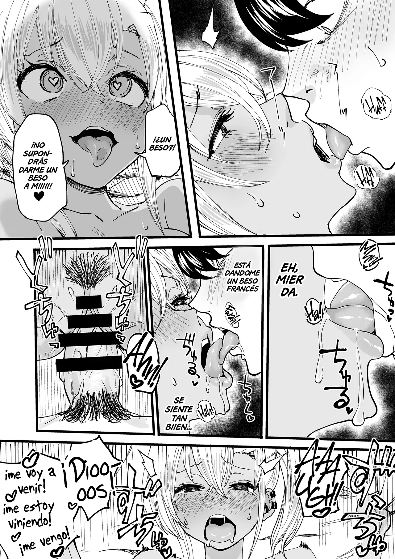 Kurogal Men-esthe Jou ga Yarasetekureru Hanashi | Un Masaje con Final Feliz Dado por una Bronceada Gyaru Terapeuta - Page 37