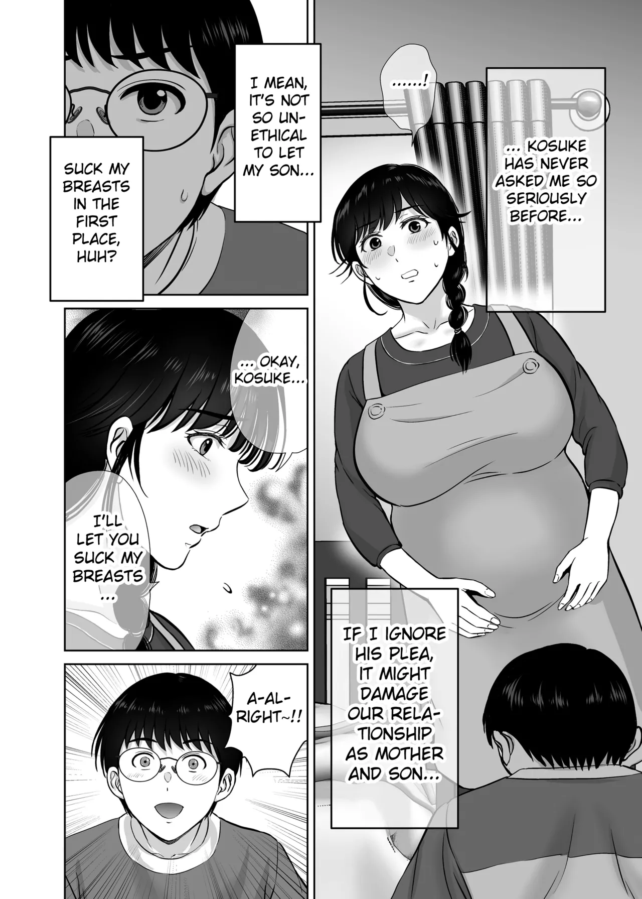 Kyonyuu Kaa-san ga Boku no Me mo Mae de 2 - Page 37