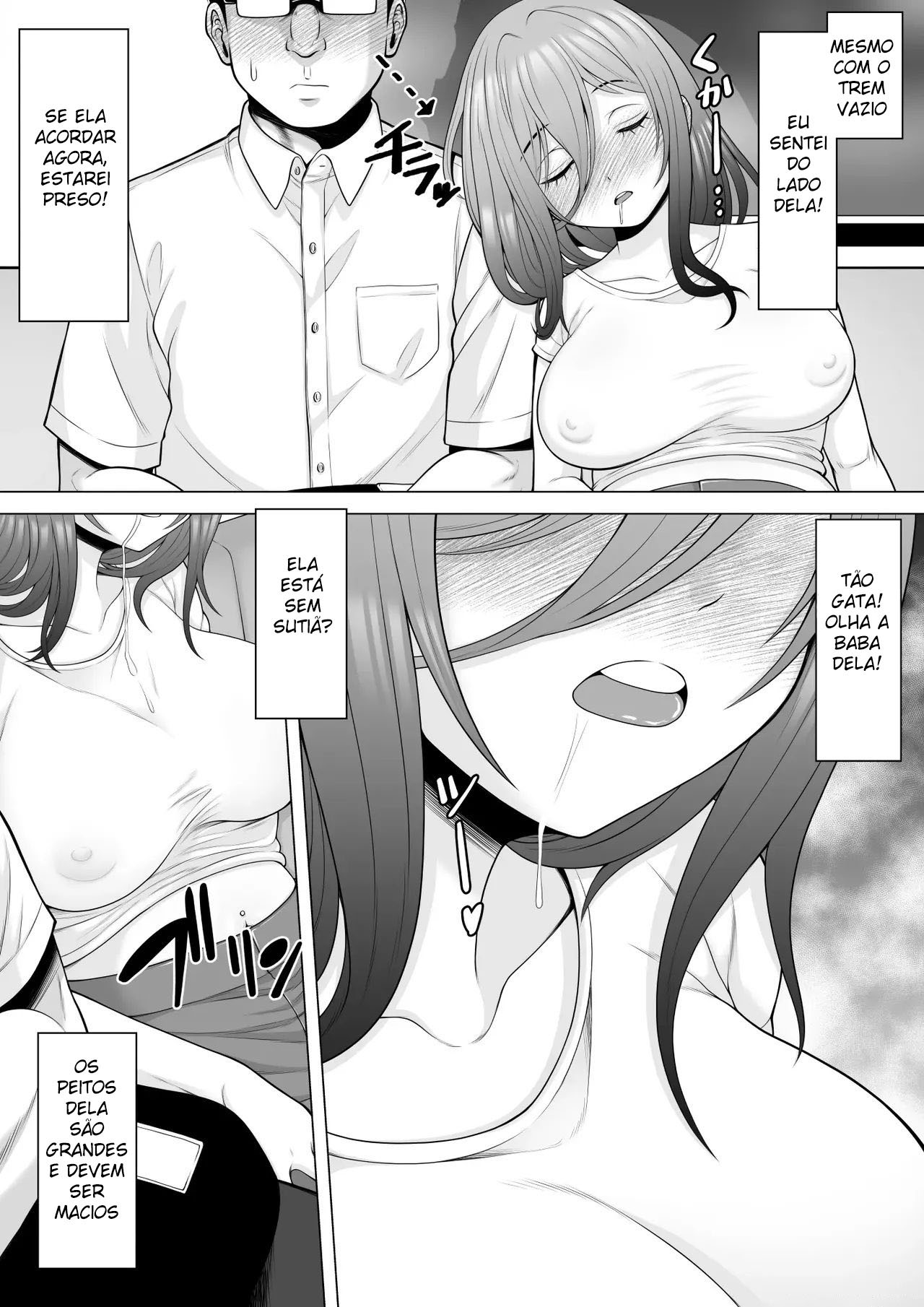 Quando Entrei No Último Trem, Encontrei Uma Mulher Bêbada, Então a Fodi Enquanto Ela Dormia - Page 4