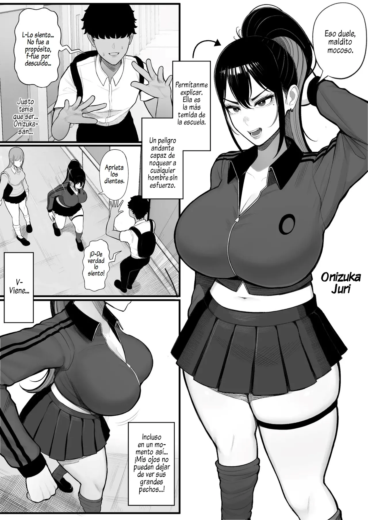 Sousa-kei Kinoko de Bakunyuu Yankee Get | Con Un Hongo De Control Consegui A Una Delincuente De Pechos Enormes - Page 4
