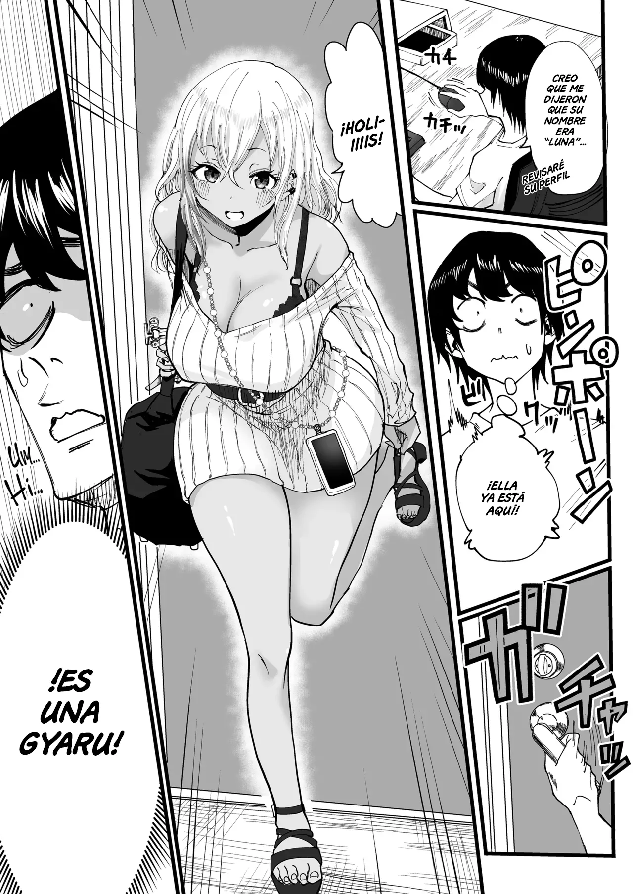 Kurogal Men-esthe Jou ga Yarasetekureru Hanashi | Un Masaje con Final Feliz Dado por una Bronceada Gyaru Terapeuta - Page 4
