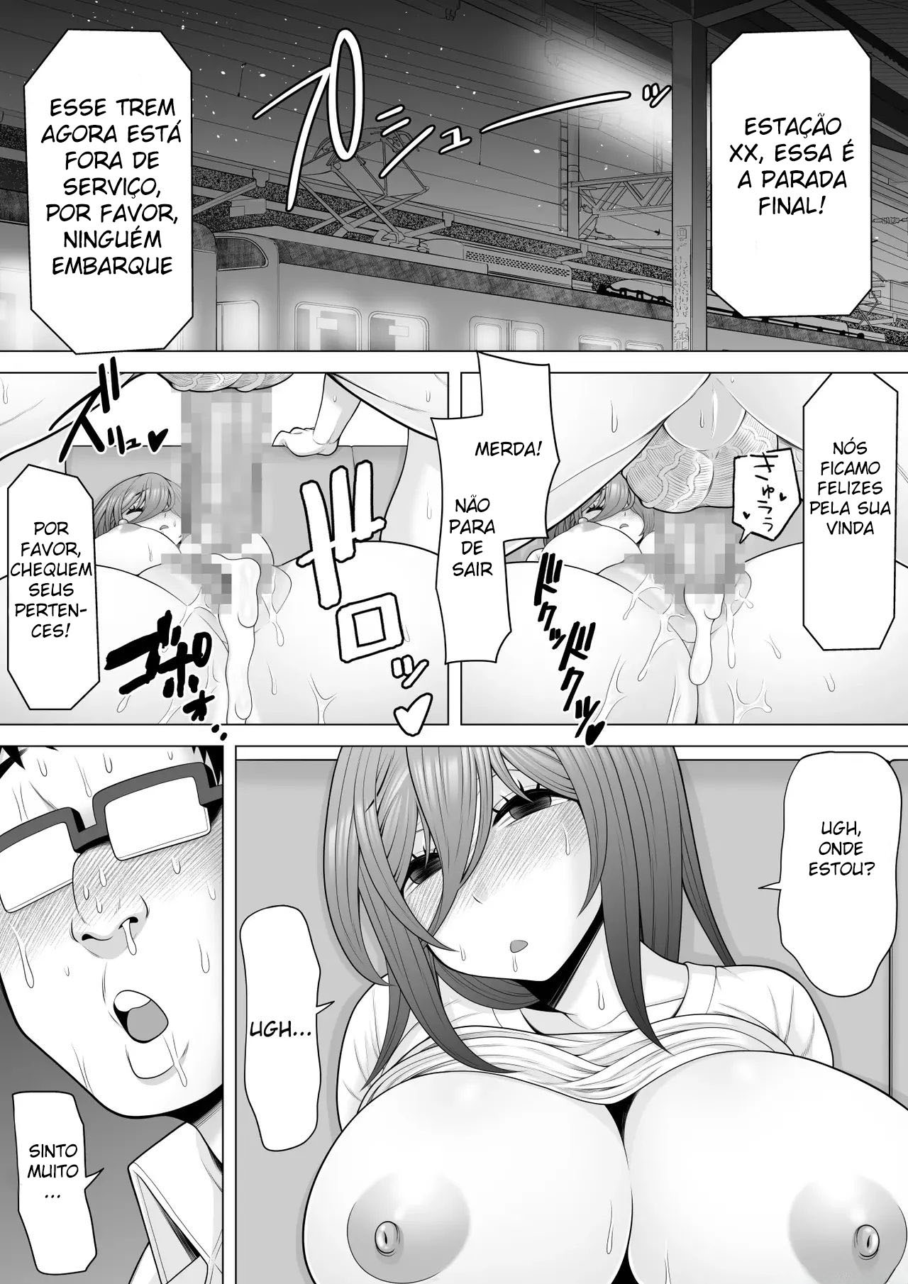 Quando Entrei No Último Trem, Encontrei Uma Mulher Bêbada, Então a Fodi Enquanto Ela Dormia - Page 55