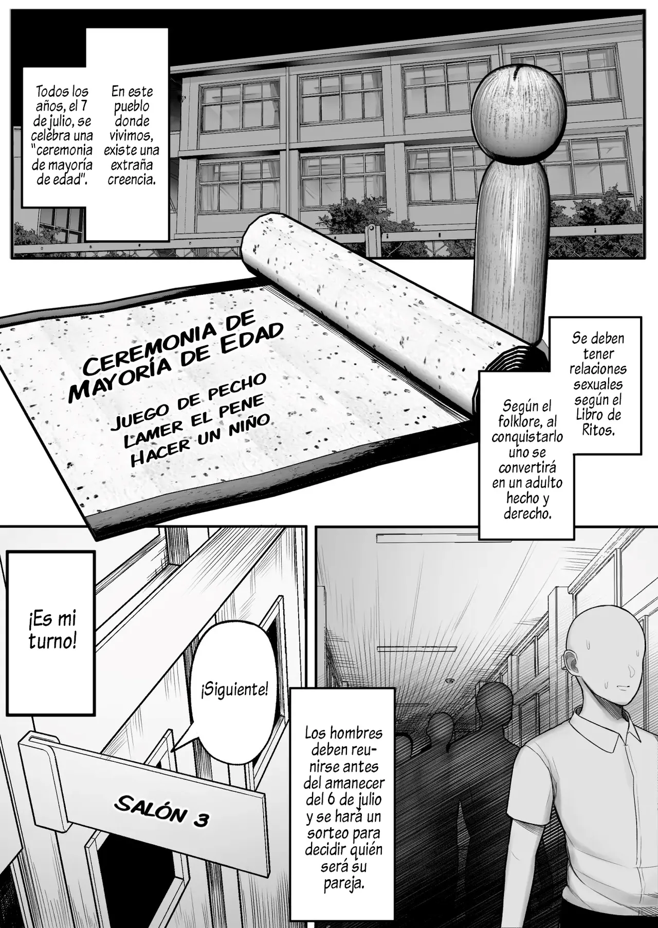 Mura no Kishuu de Bakunyuu Yankee to Yareta Hanashi | Pude Tener Sexo Con Una Delincuente De Pechos Enormes Debido A Una Extraña Costumbre Del Pueblo - Page 6