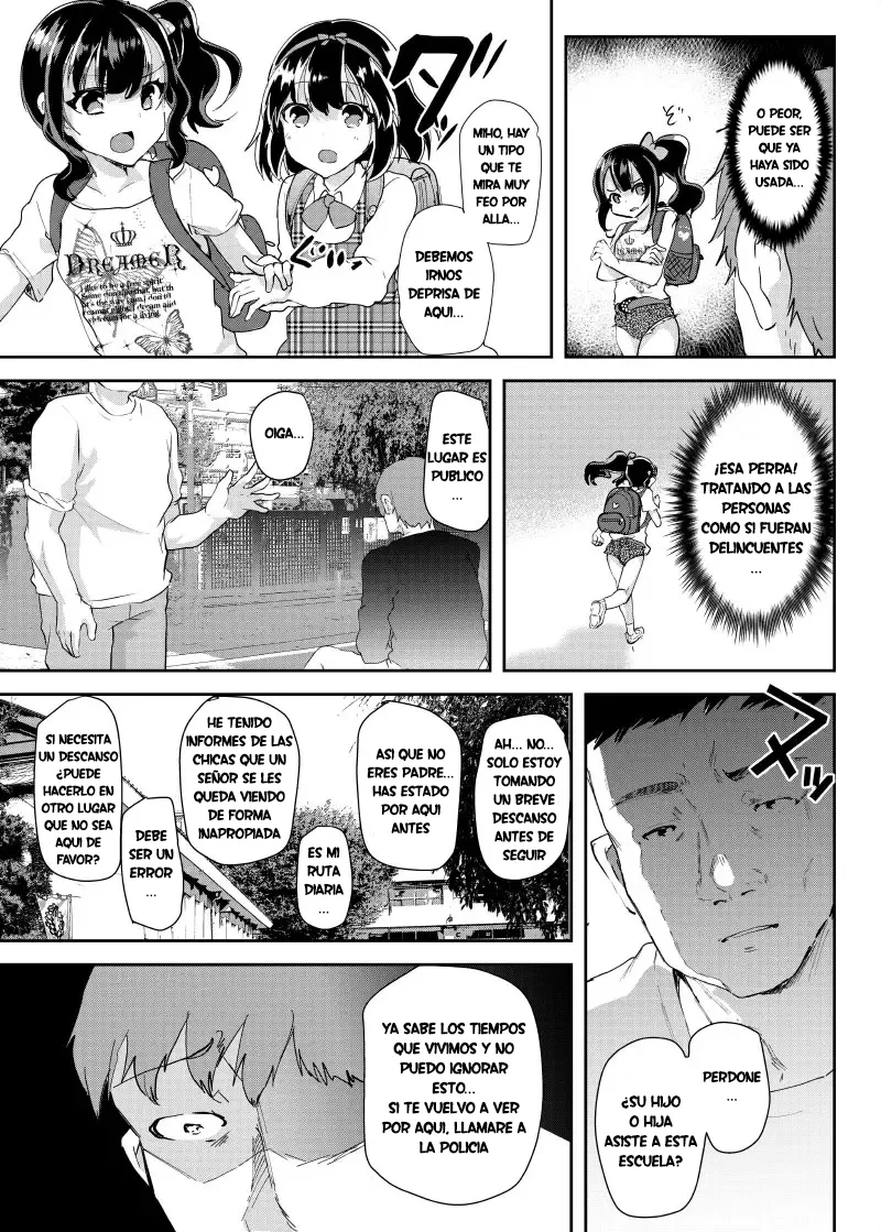 Gal JS Yui-chan to Shojo Chuu Raper | La pequeña Yui y el violador virgen - Page 6